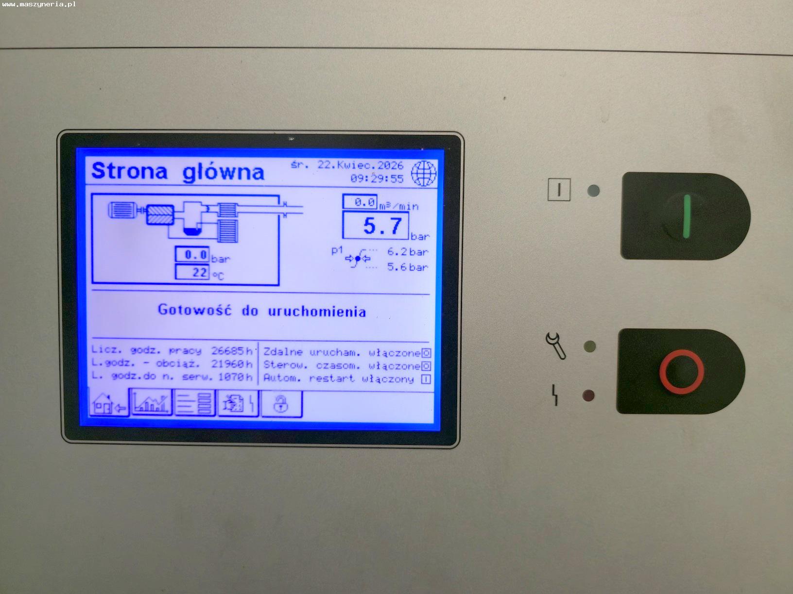 Compressore a vite CompAir L90-7.5A in vendita - foto 3