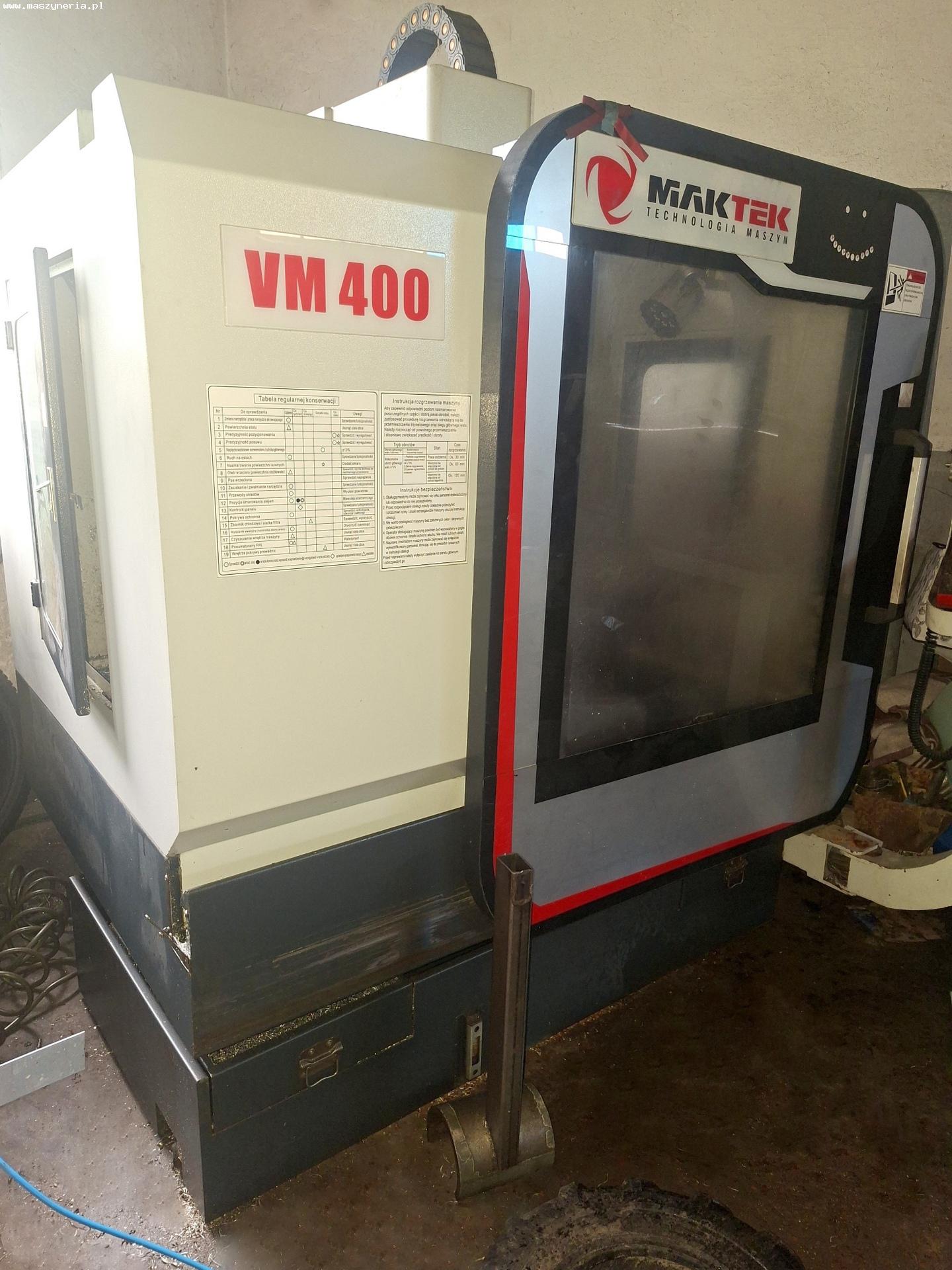 Centro di lavoro verticale CNC MAKTEK VM 400 in vendita - foto 1