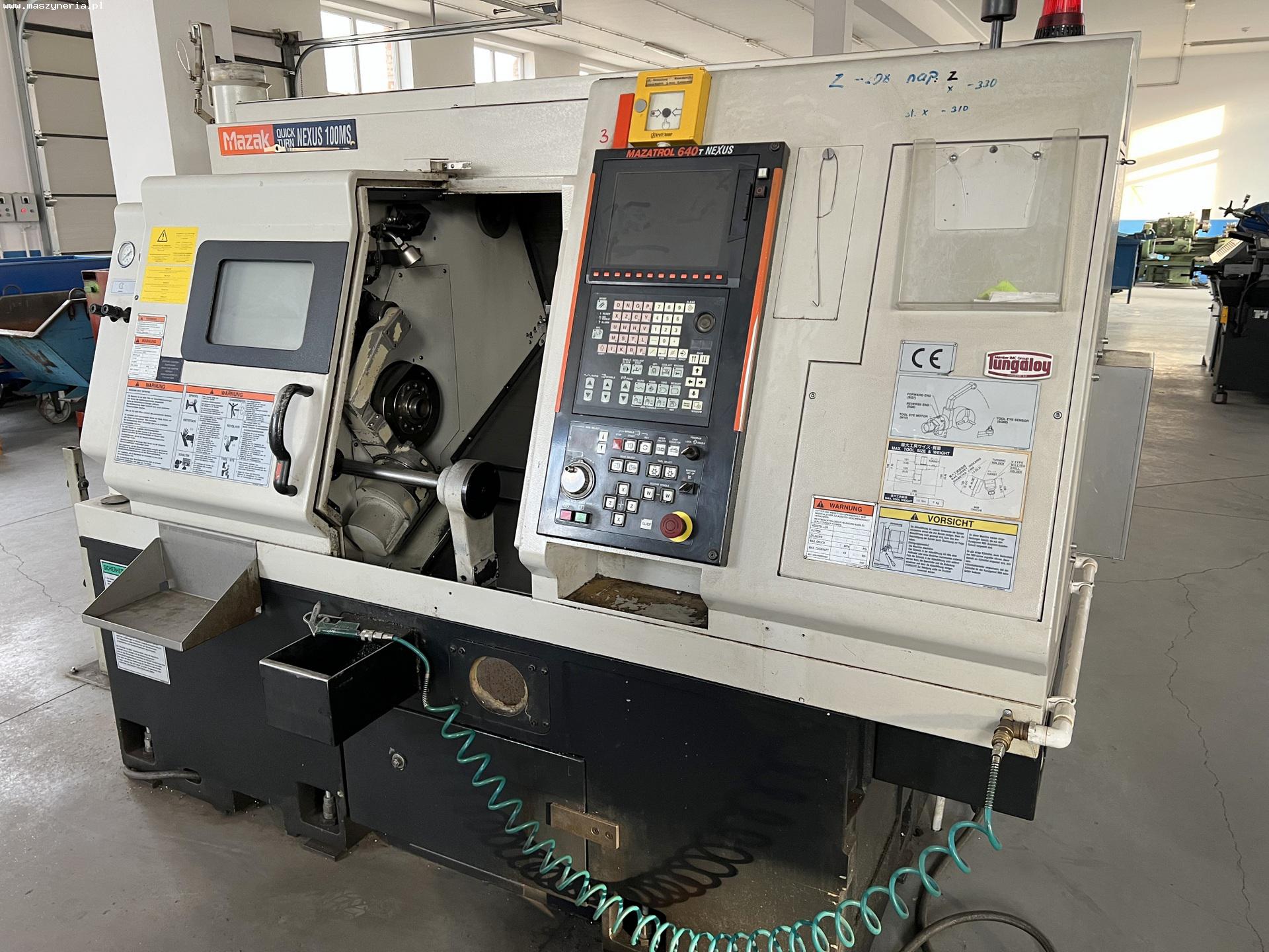 Tornio CNC MAZAK QUICK TURN NEXUS 100MS in vendita - foto 2