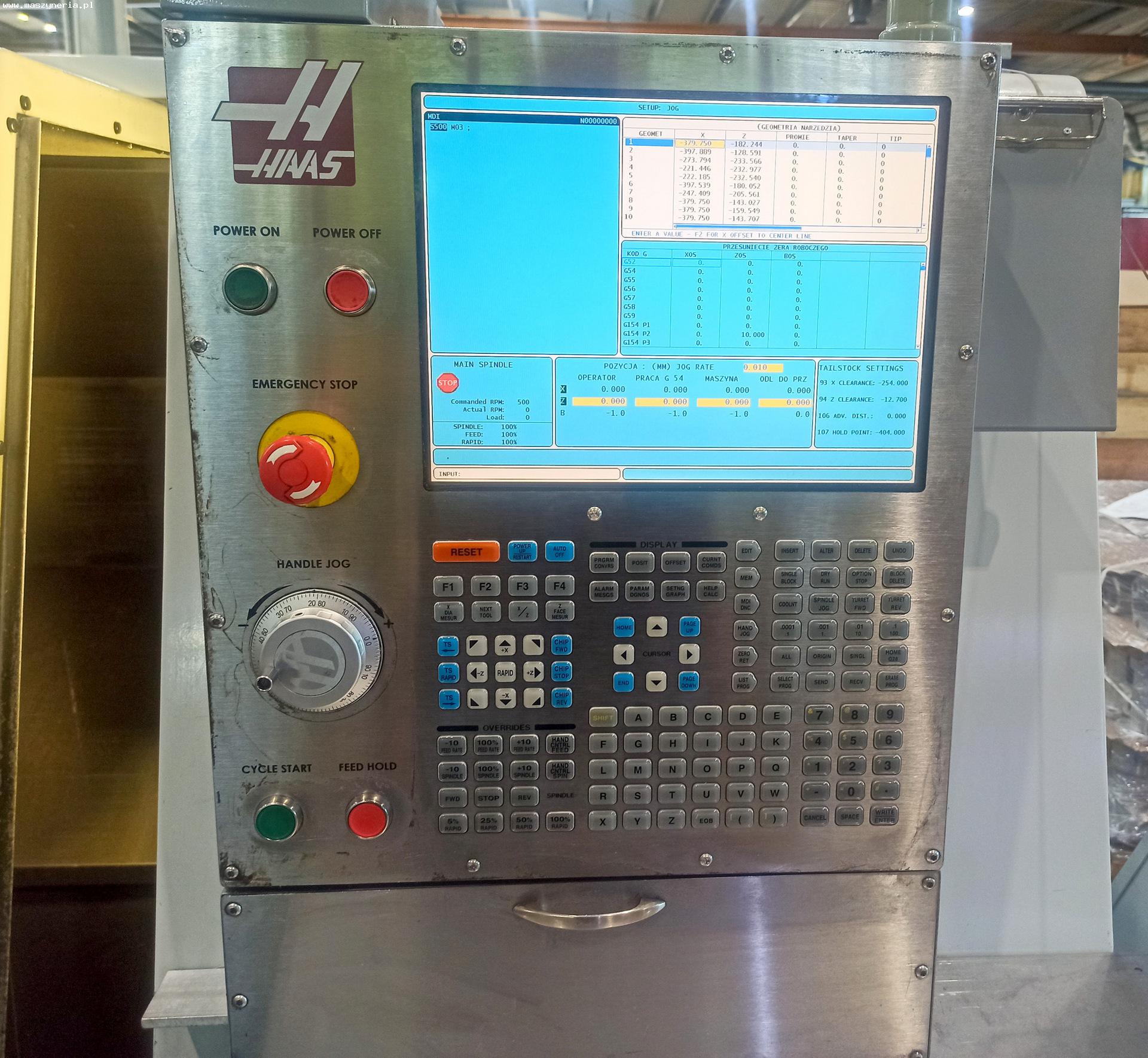 Centro di tornitura CNC HAAS SL-20 TBHE in vendita - foto 9