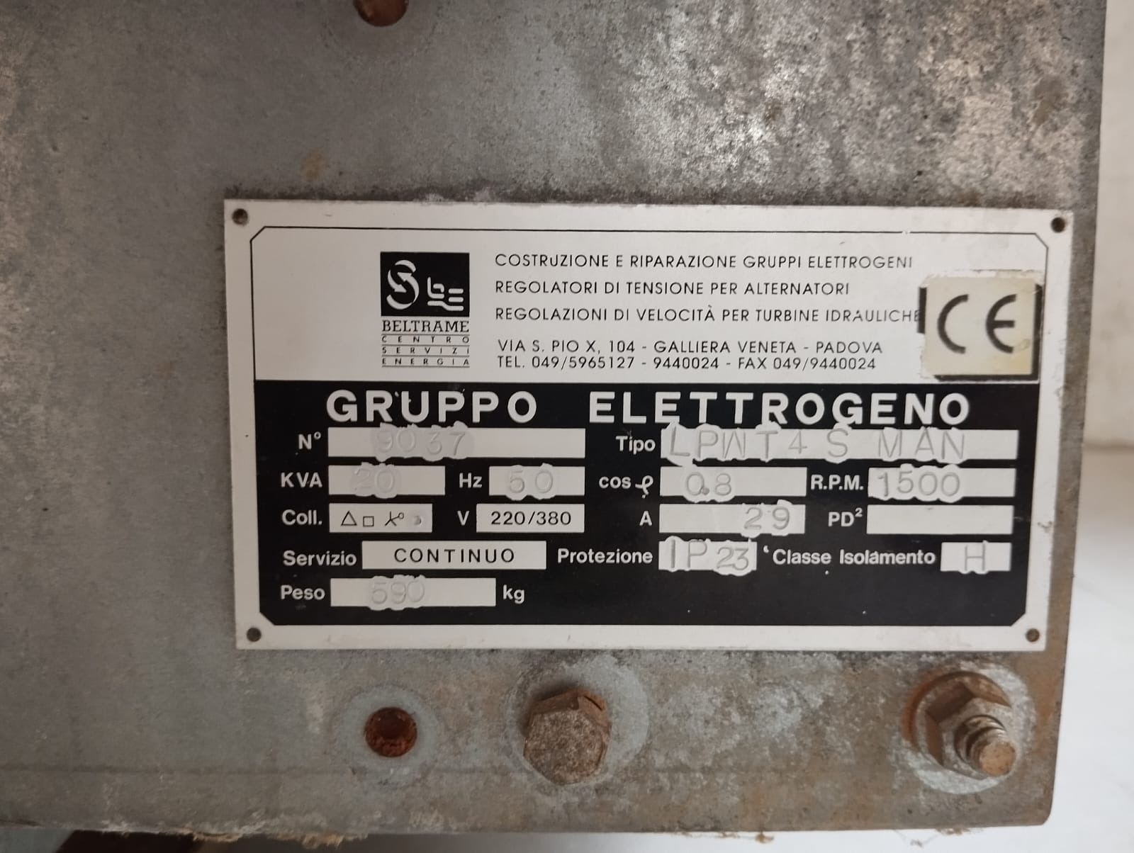 Generatore- gruppo elettrogeno 20kw in vendita - foto 3