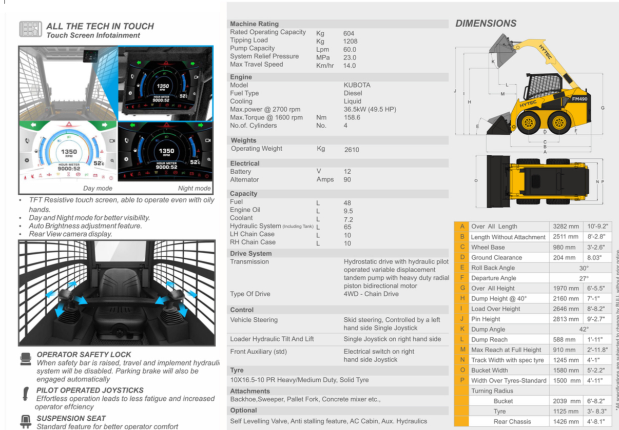Minipala Hytech FM 490 in vendita - foto 4