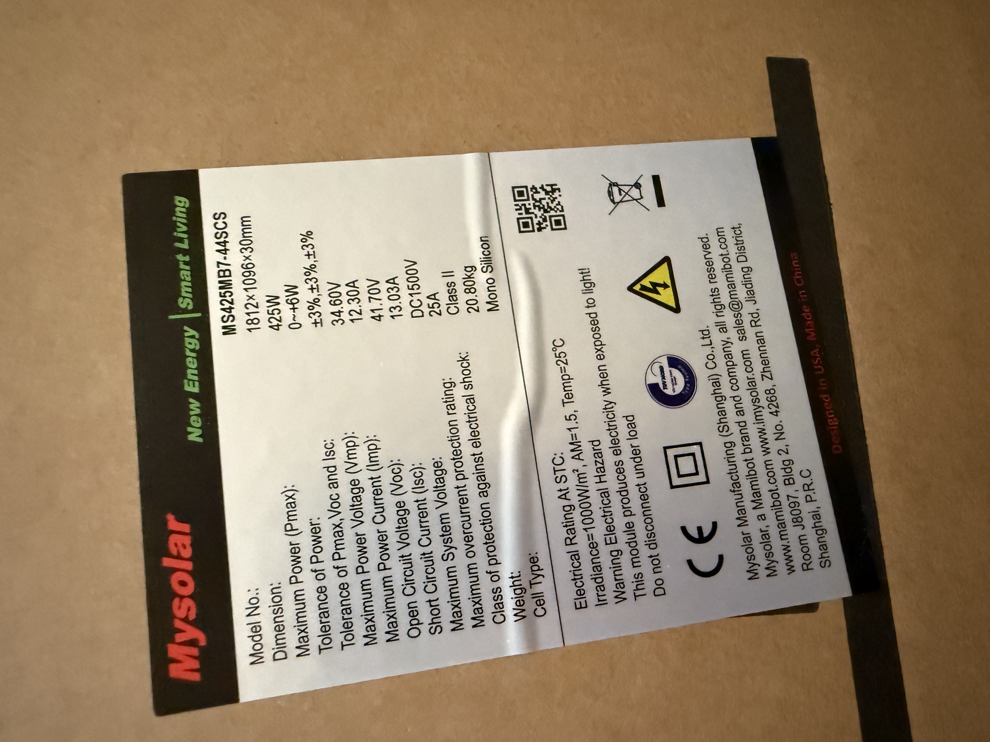 Pannelli ftv Mysolar 0,425Kw in vendita - foto 8