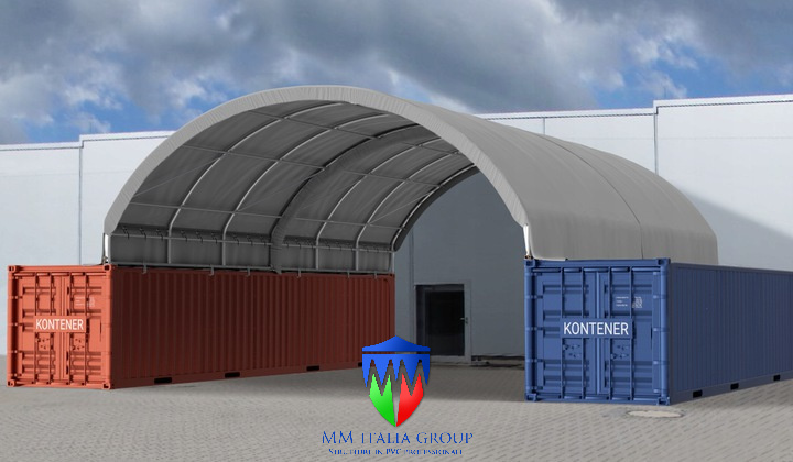TENDONI COPERTURE TRA CONTAINER 8,0/10,0/12,0 MT  in vendita - foto 7