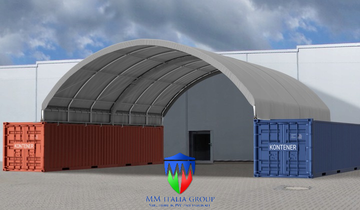 TENDONI COPERTURE TRA CONTAINER 8,0/10,0/12,0 MT  in vendita - foto 15