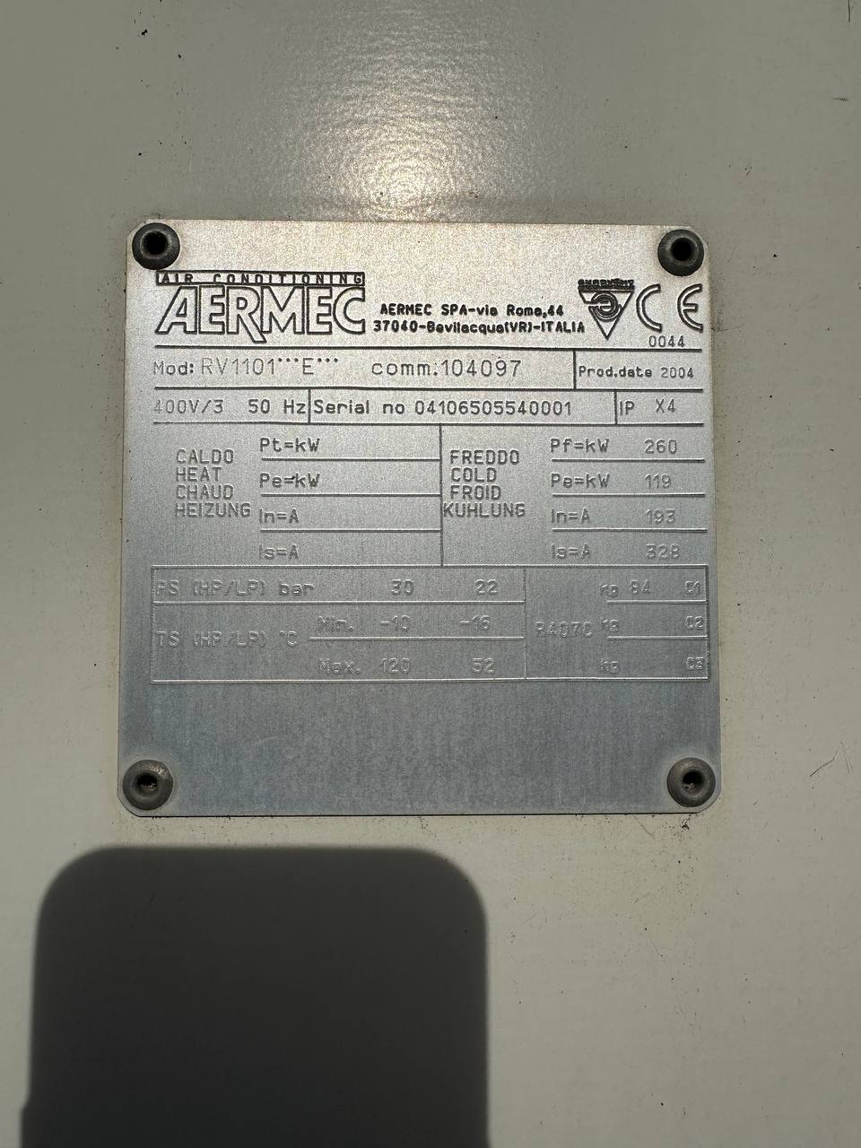 AERMEC mod. RV1101***E*** in vendita - foto 8