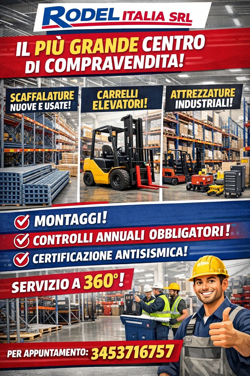 Scaffalatura industriale Rodel Italia  in vendita - foto 1