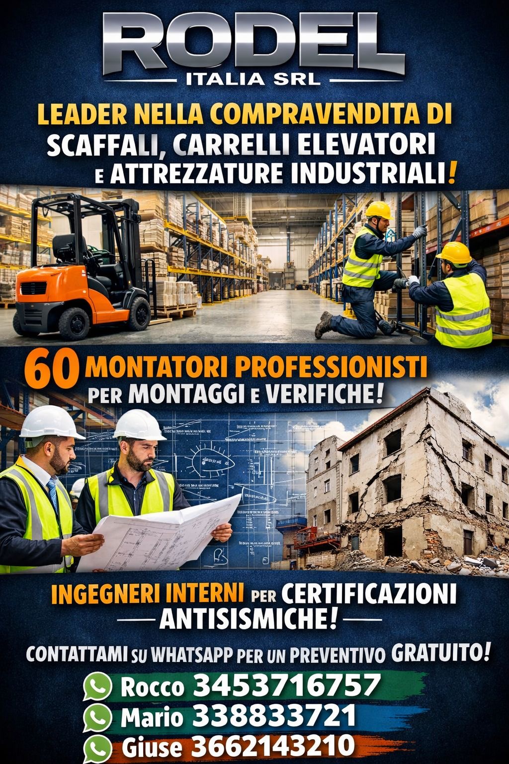Scaffalatura per magazzino  in vendita - foto 1
