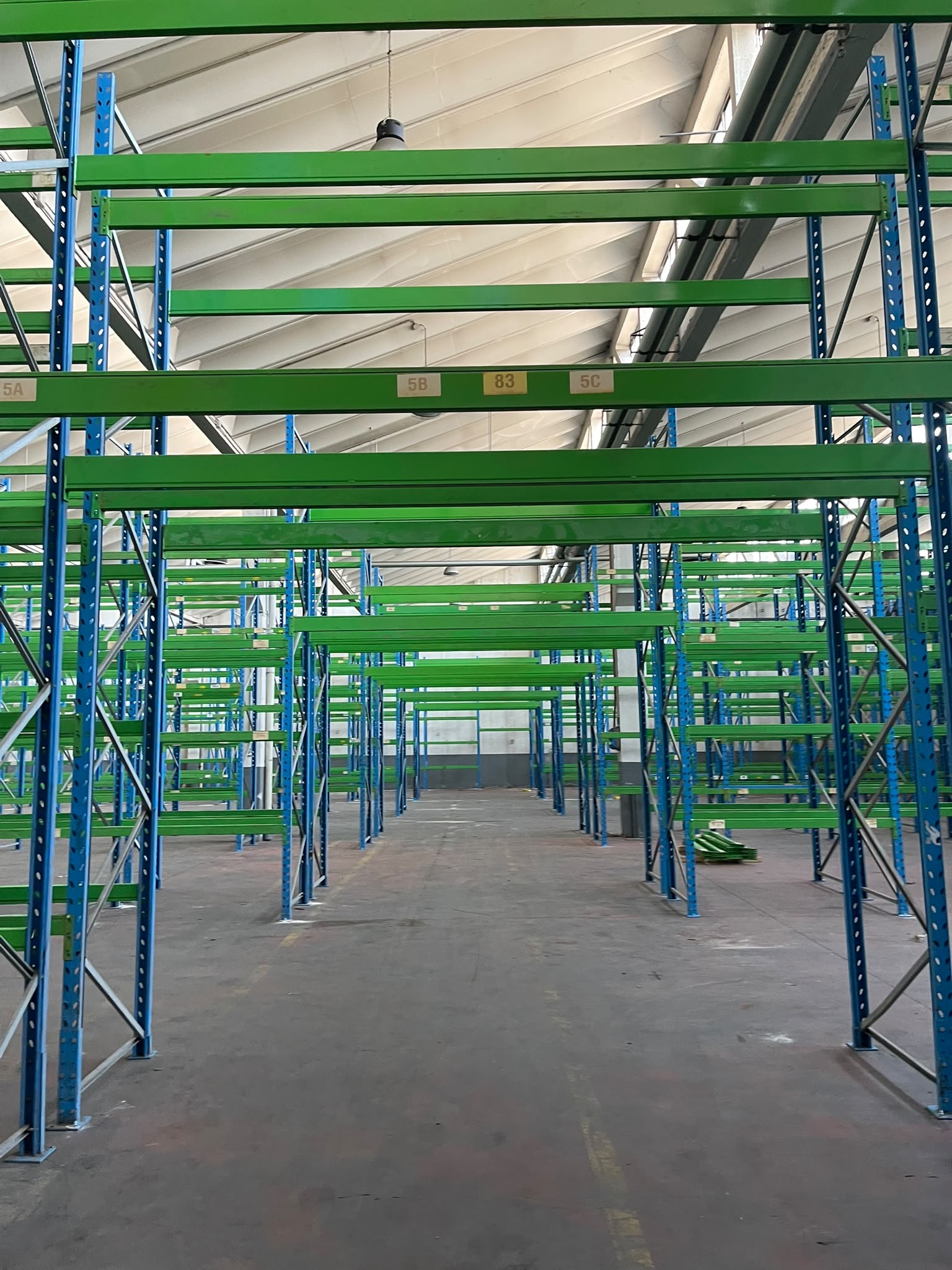 Scaffalatura porta pallet usata  in vendita - foto 2