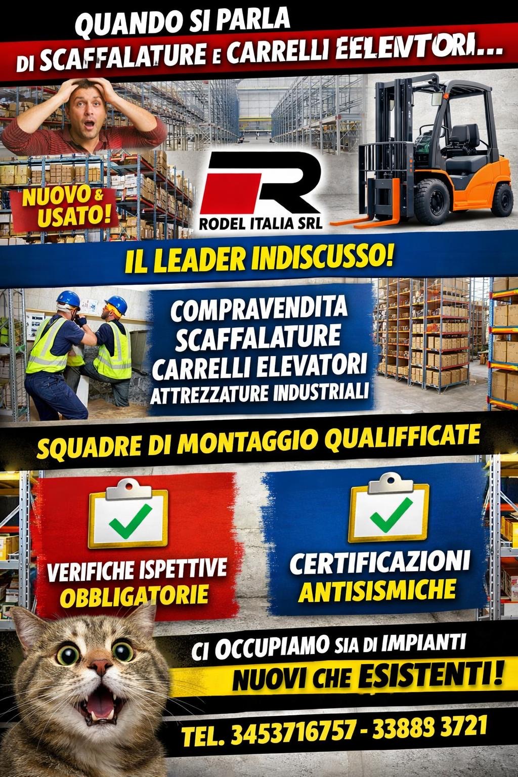 Scaffalatura certificata Rodel Italia  in vendita - foto 3
