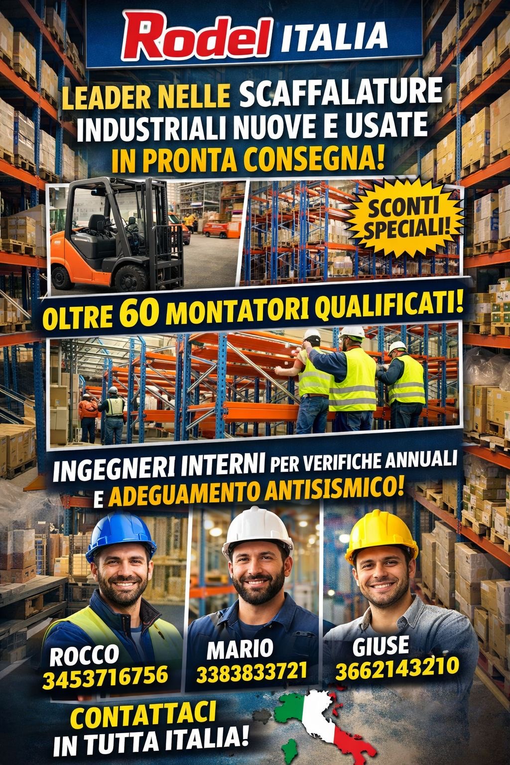 Scaffalature in vendita