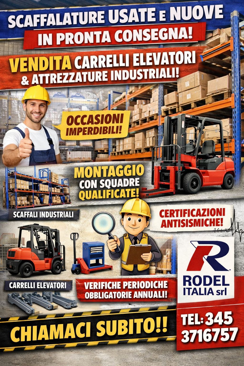 Scaffalatura robusta Rodel Italia  in vendita - foto 3