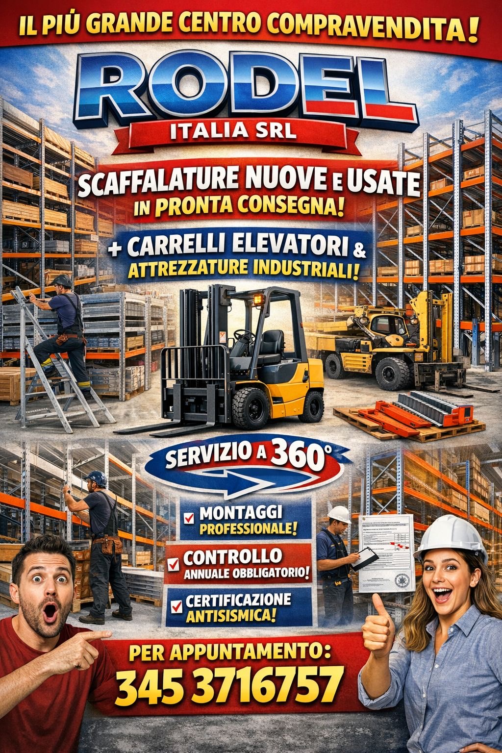 Scaffalatura da magazzino Rodel Italia  in vendita - foto 1
