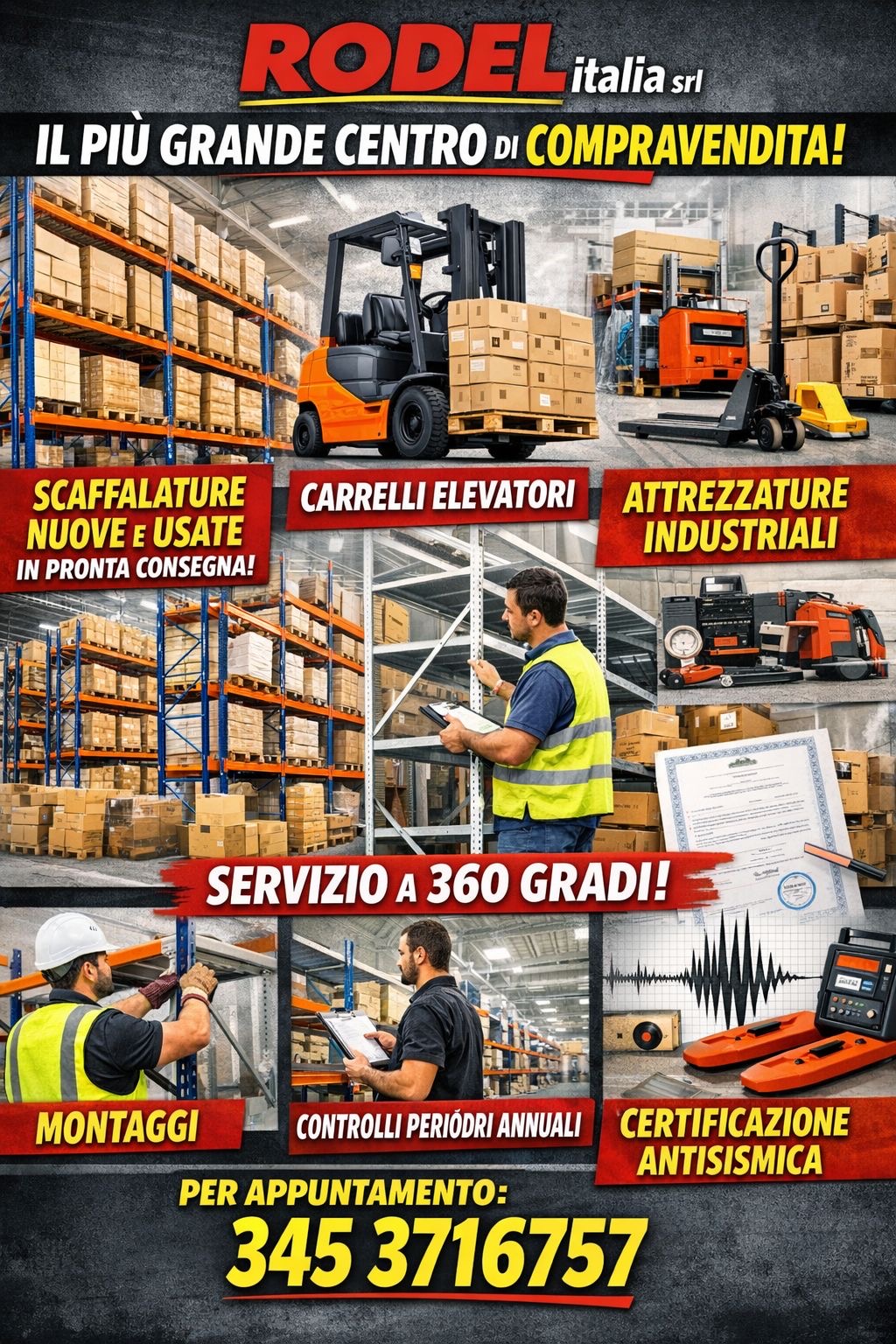 Scaffalatura robusta Rodel Italia  in vendita - foto 3