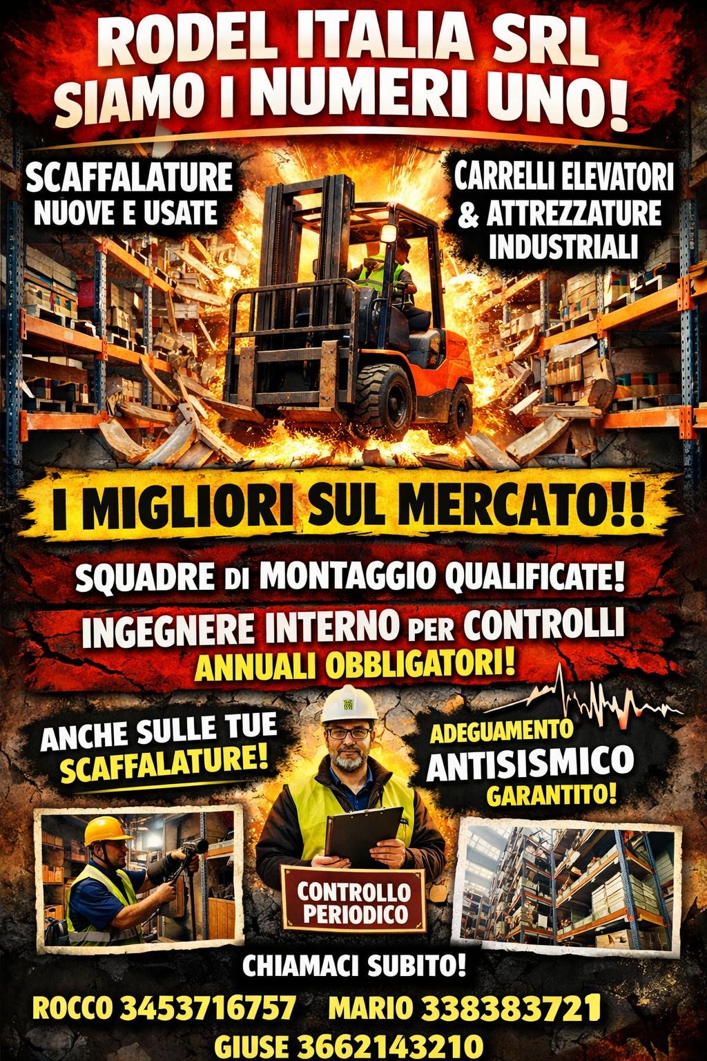 Porta pallet usato  in vendita - foto 2