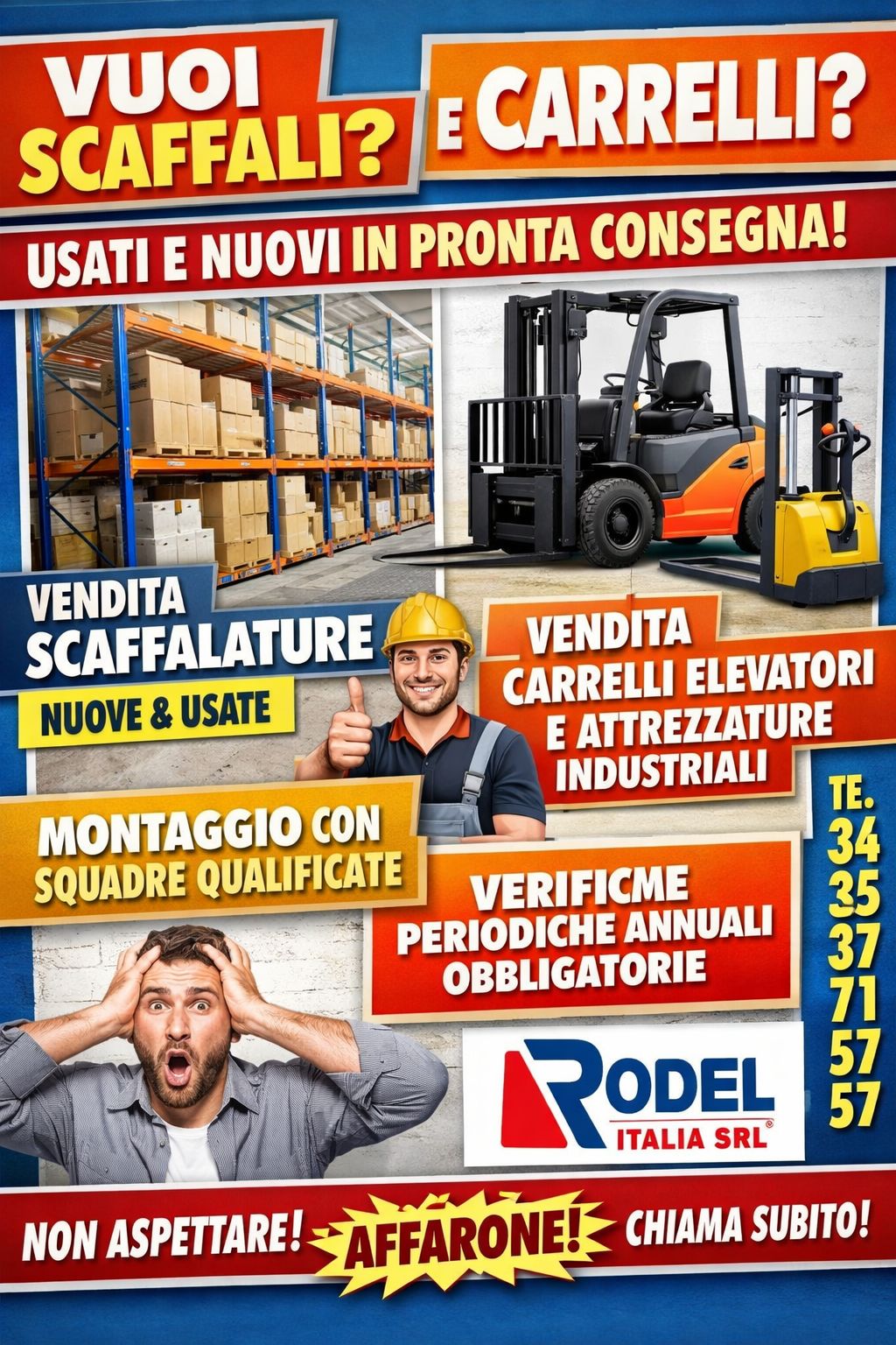 Scaffalatura robusta Rodel Italia  in vendita - foto 2