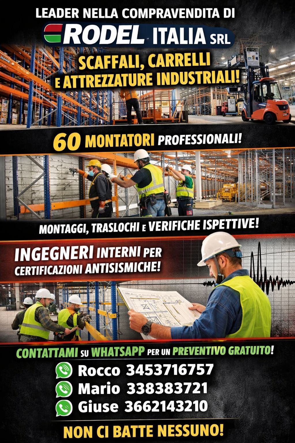 Scaffalature in vendita