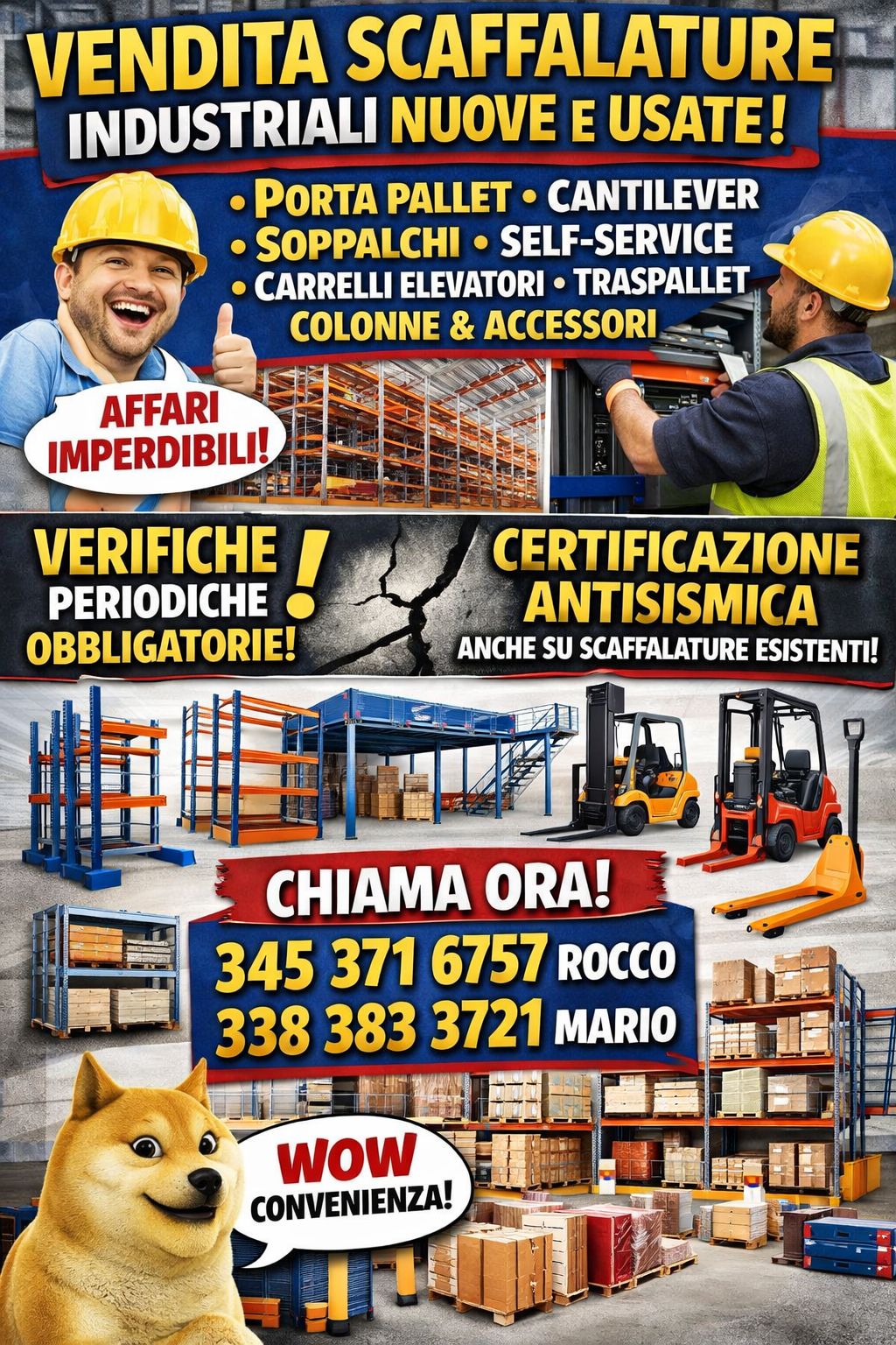 Scaffalatura certificata  in vendita - foto 2