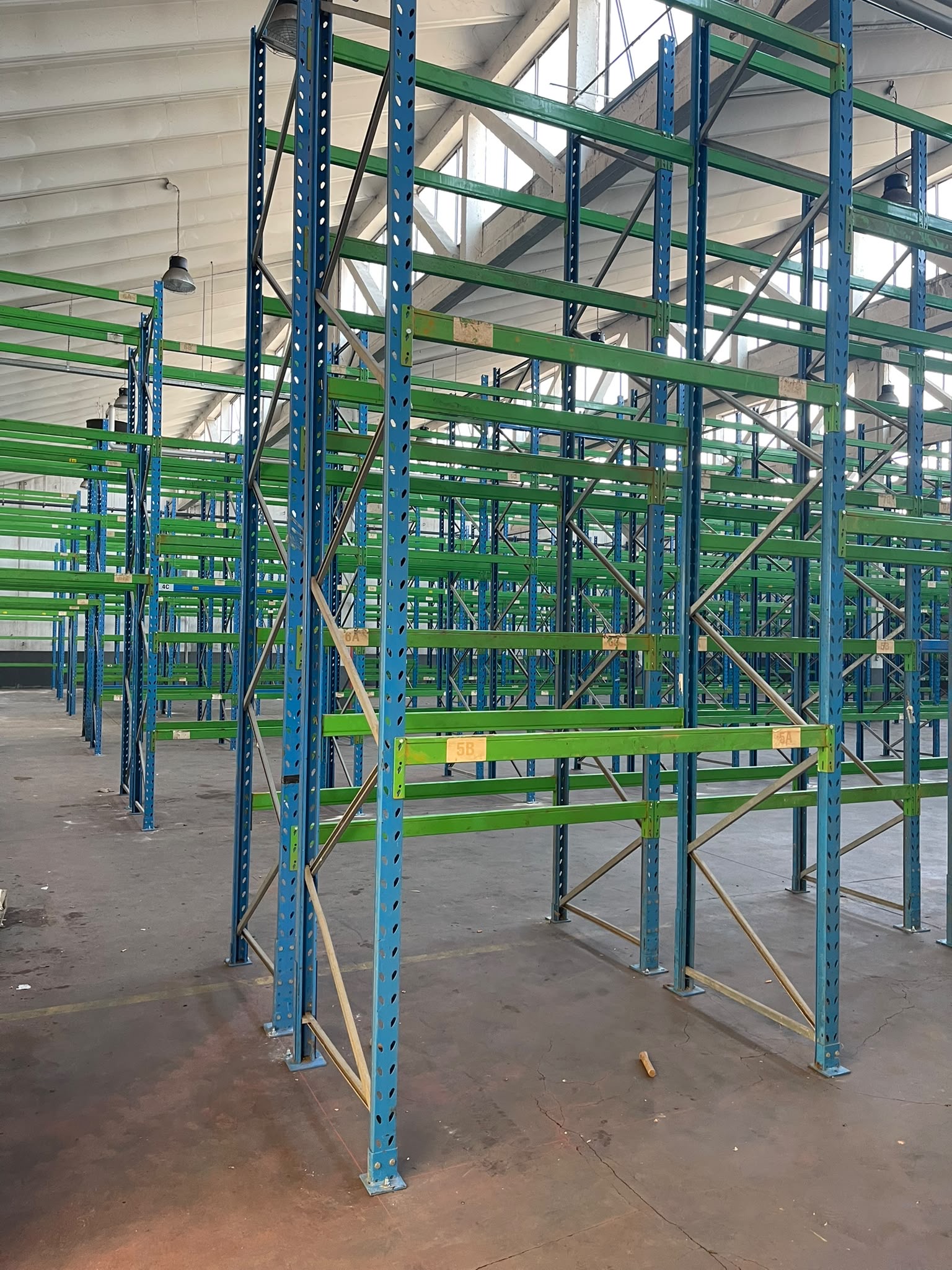 Scaffalatura porta pallet usata  in vendita - foto 1