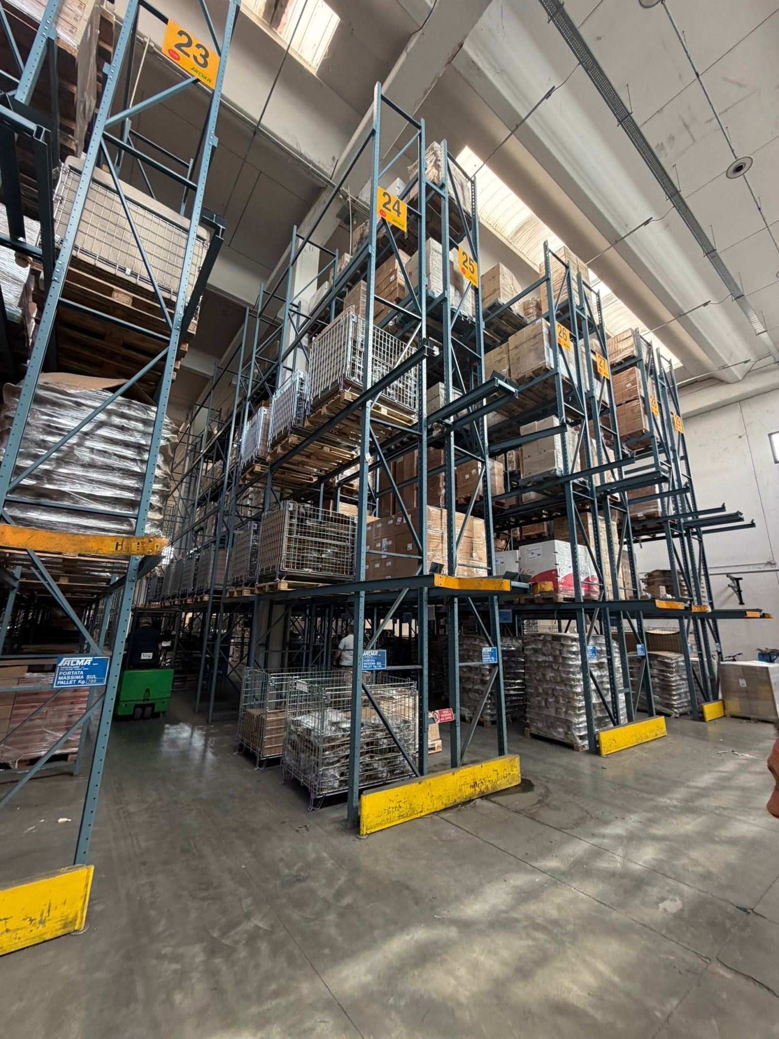 Scaffalatura porta pallet usata  in vendita - foto 3