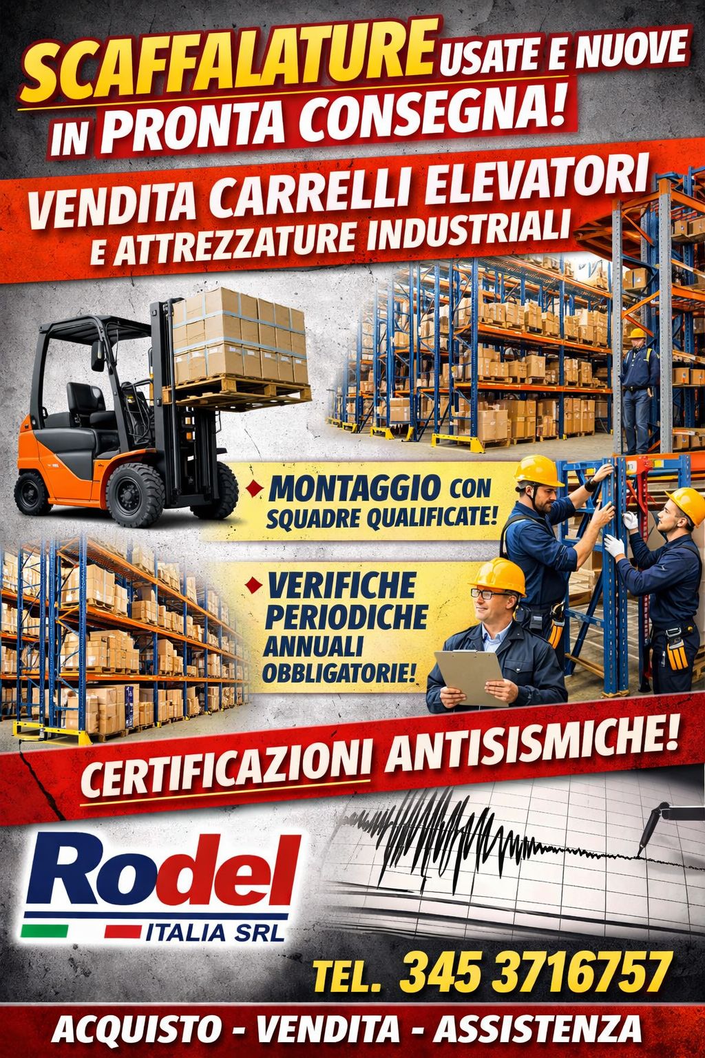 Scaffalatura metallica Rodel Italia  in vendita - foto 1