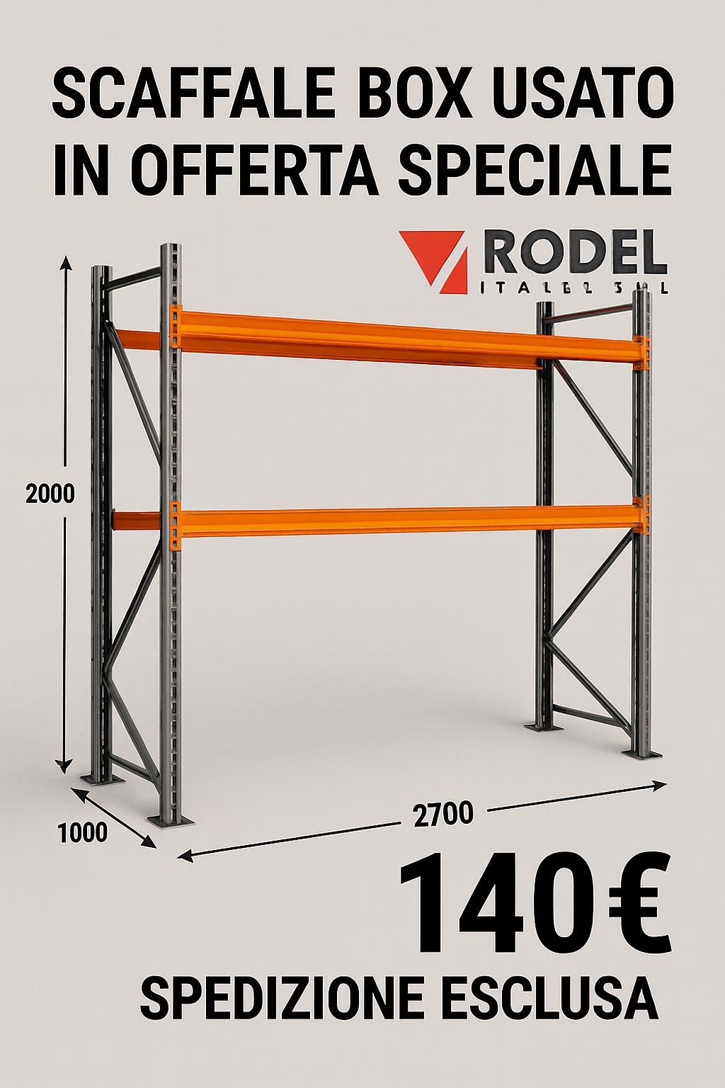 Scaffalatura usata Rodel Italia  in vendita - foto 5