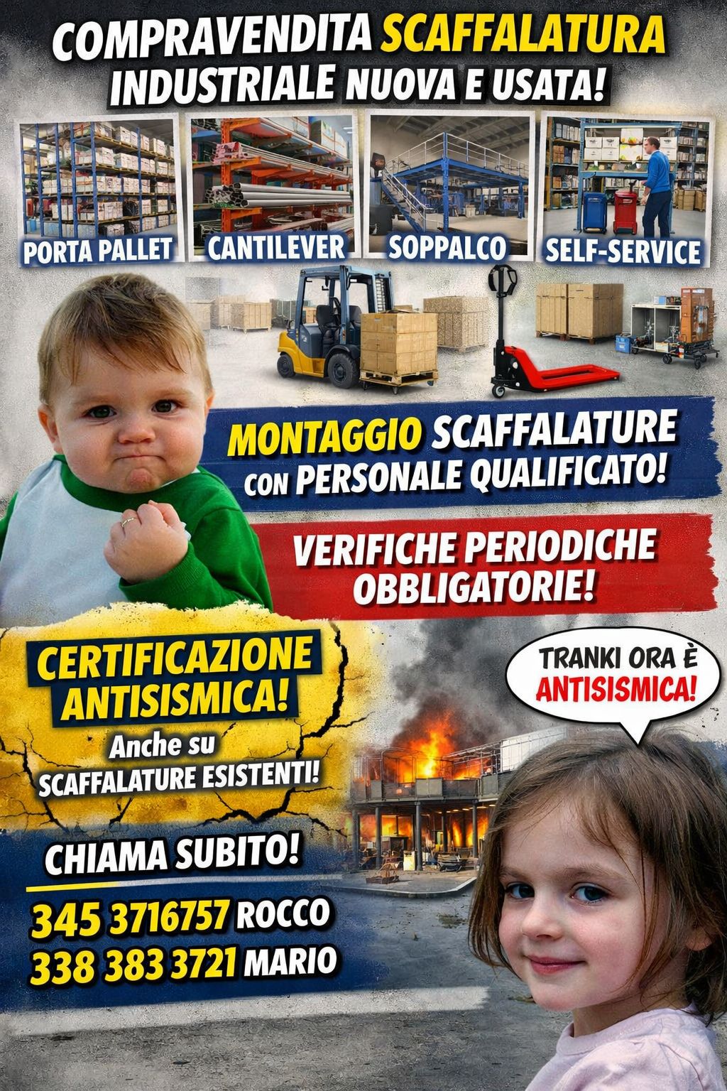 Scaffalatura portante  in vendita - foto 3