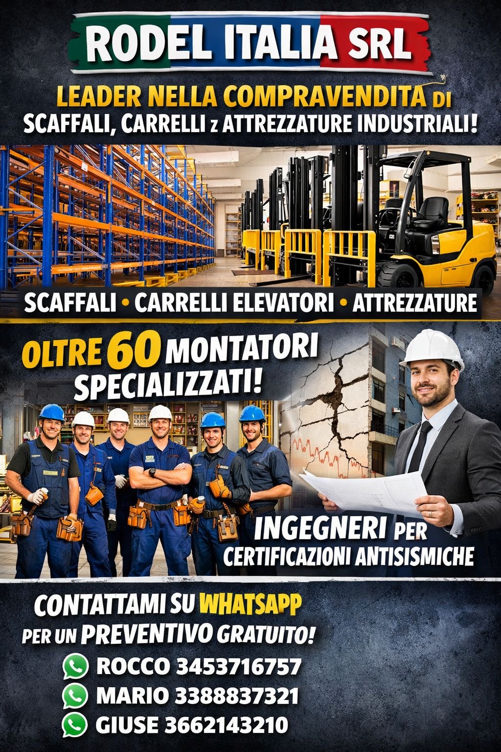 Scaffalatura alta portata certificata in vendita - foto 2