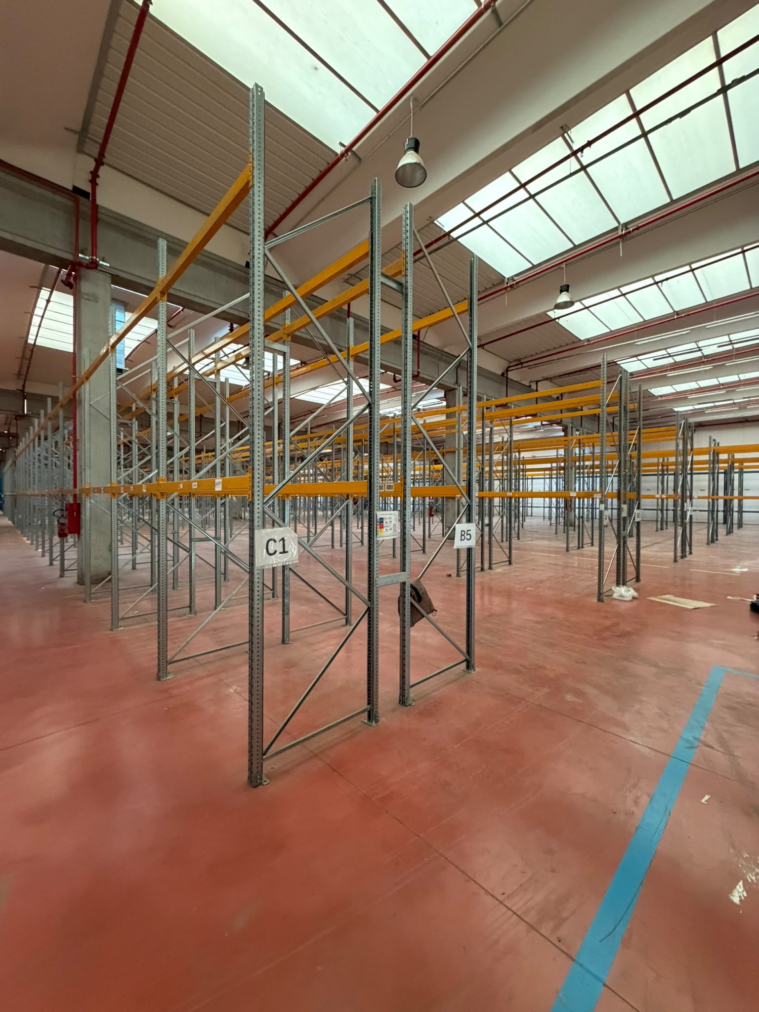 Scaffalatura porta pallet usata  in vendita - foto 5