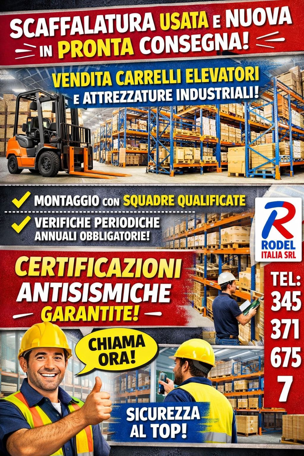 Scaffalatura robusta Rodel Italia  in vendita - foto 1