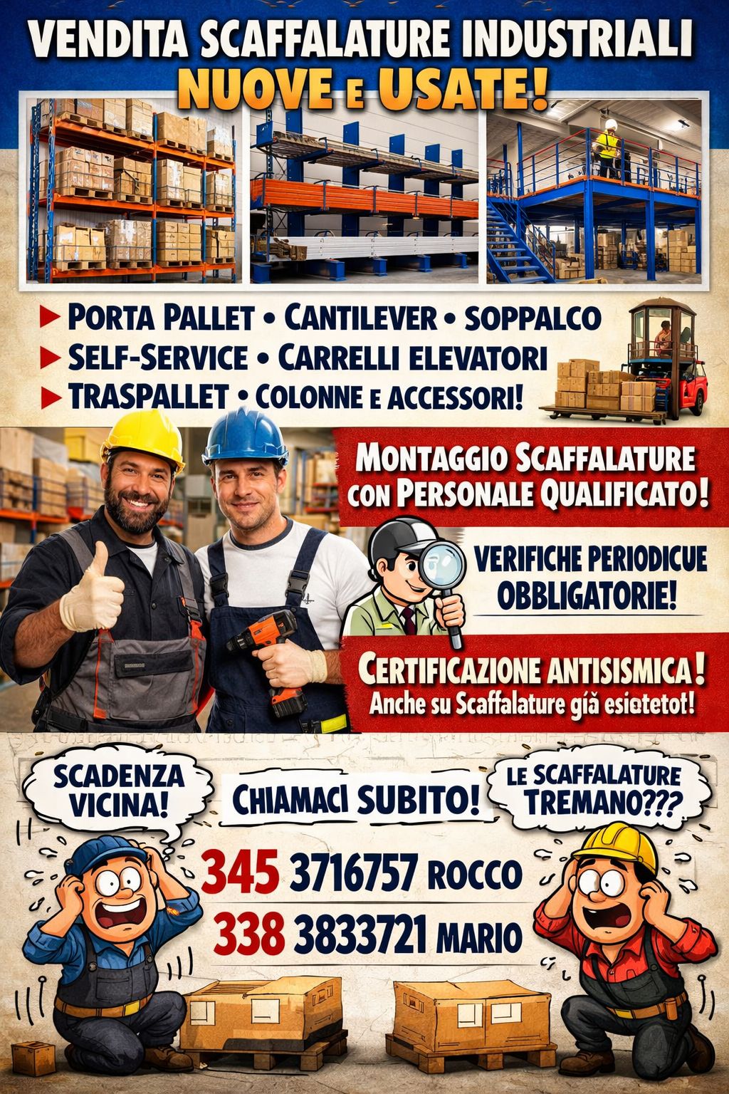 Scaffalatura certificata  in vendita - foto 1