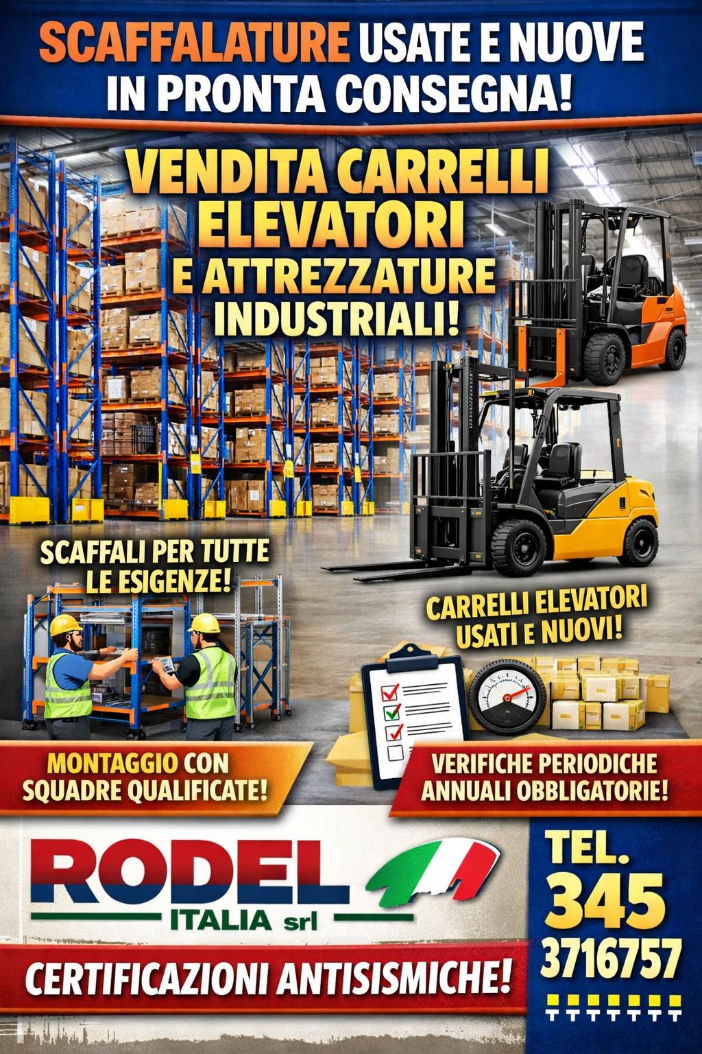 Scaffalatura metallica Rodel Italia  in vendita - foto 3