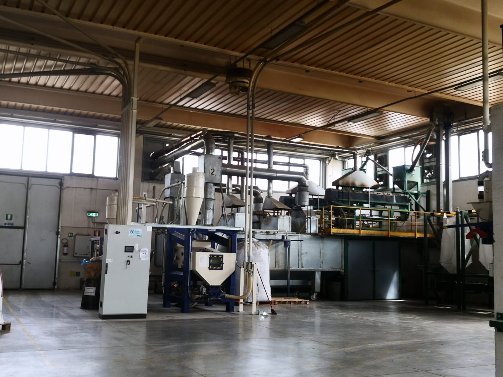 impianto di termocottura soffiatura cereali industriale in vendita - foto 1
