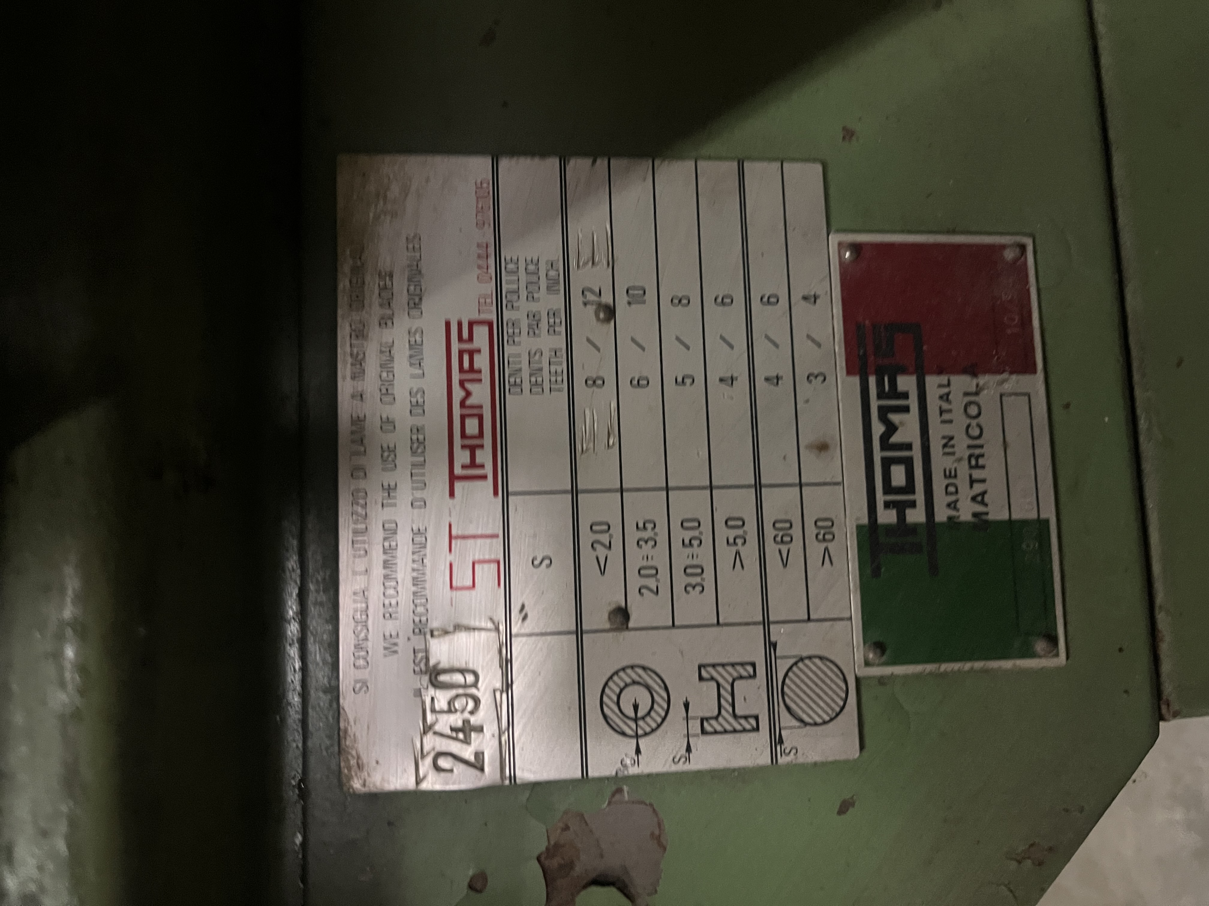 Sega a nastro con morsa a presione in vendita - foto 2