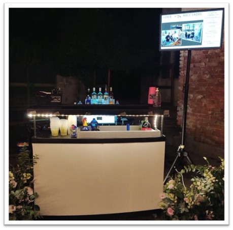 postazione cocktail bar smontabile in vendita - foto 4