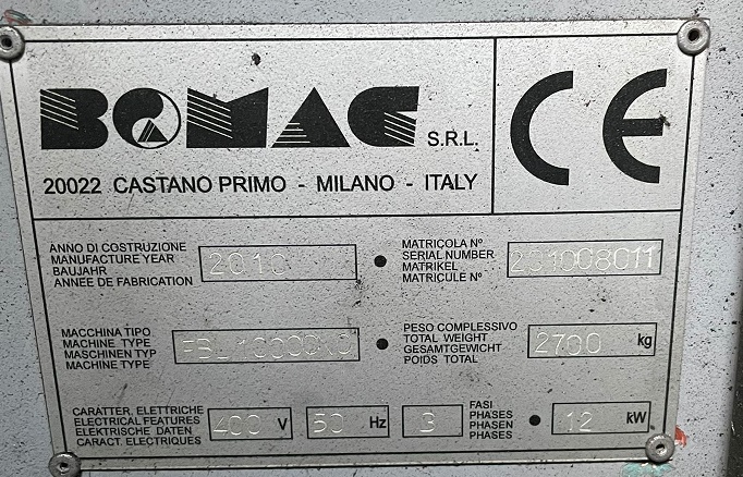 FRESATRICE CNC BOMAC MOD. FBL 1000 CNC in vendita - foto 4