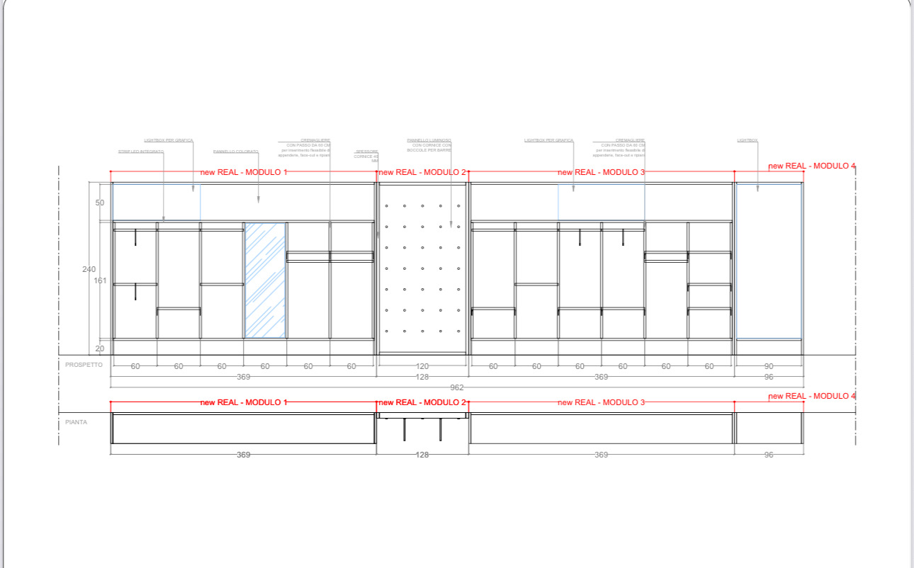 Scaffalature usate per negozio in vendita - foto 4