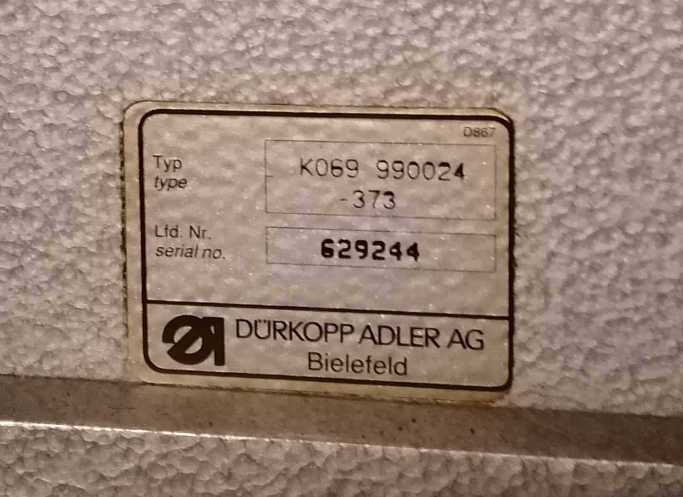 Macchina da Cucire ADLER K069-373 pelletteria in vendita - foto 2