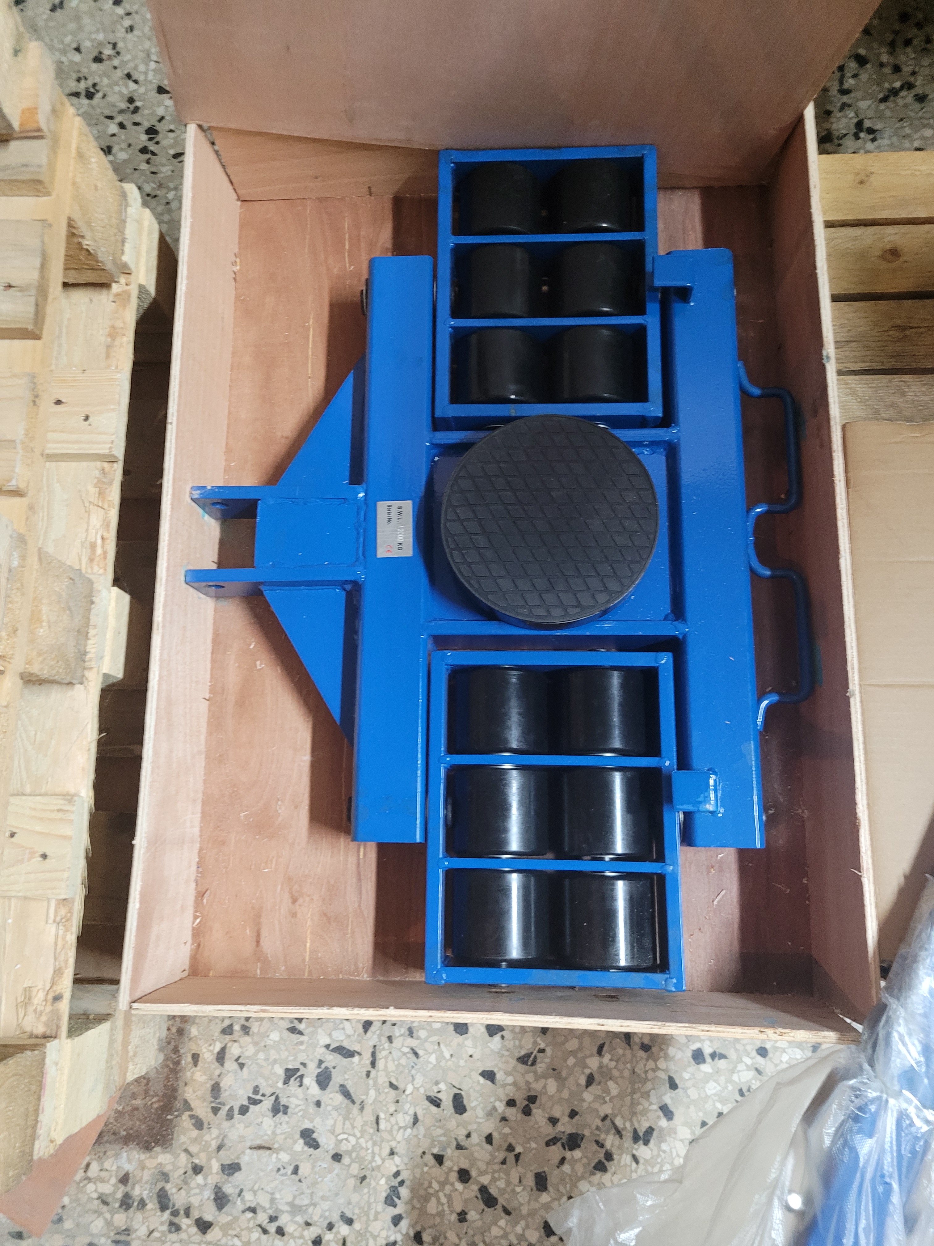 CARRELLO  SPOSTA  MACCHINARI  FINO  A 10.000KG in vendita - foto 4