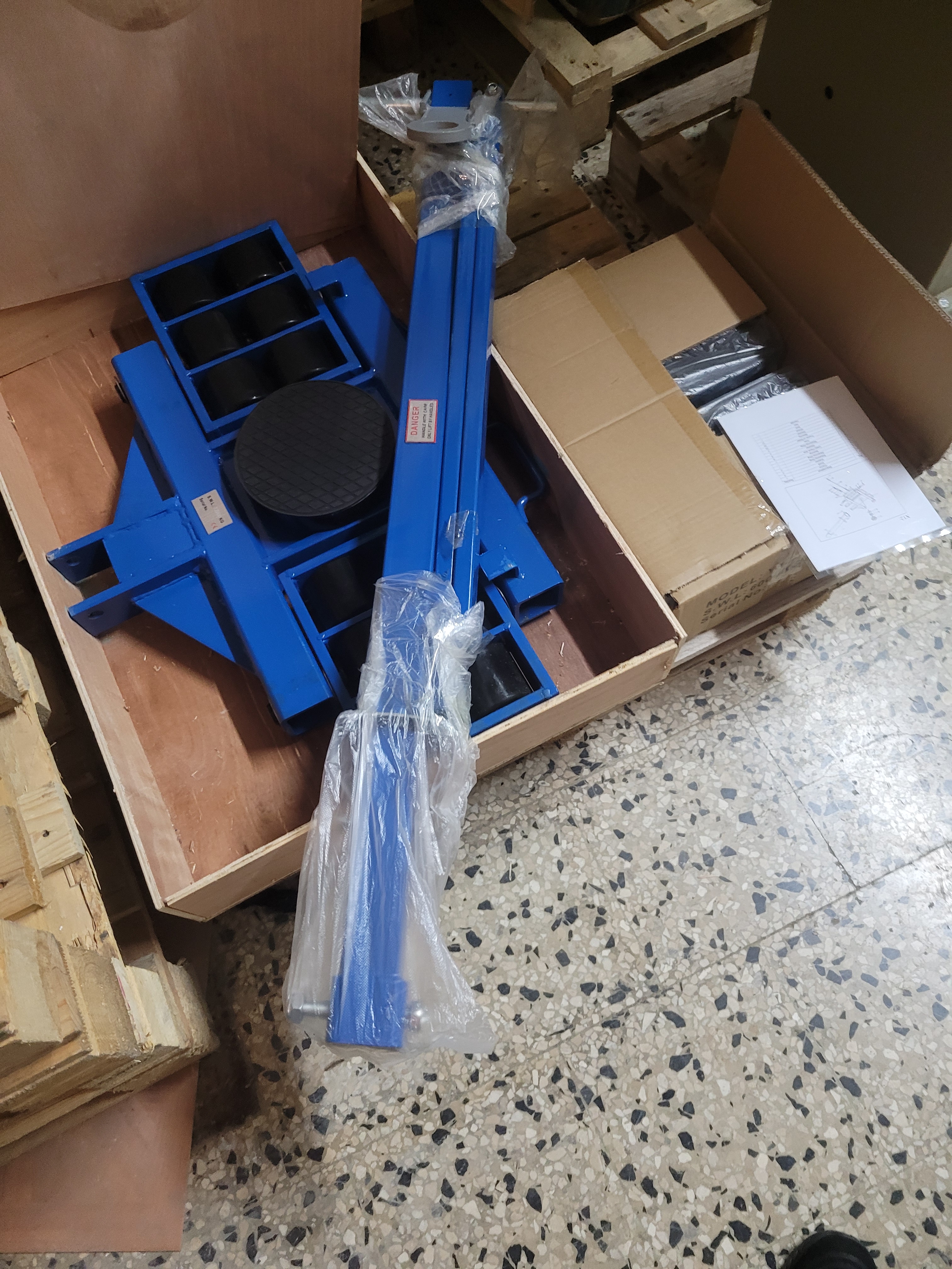 CARRELLO  SPOSTA  MACCHINARI  FINO  A 10.000KG in vendita - foto 2