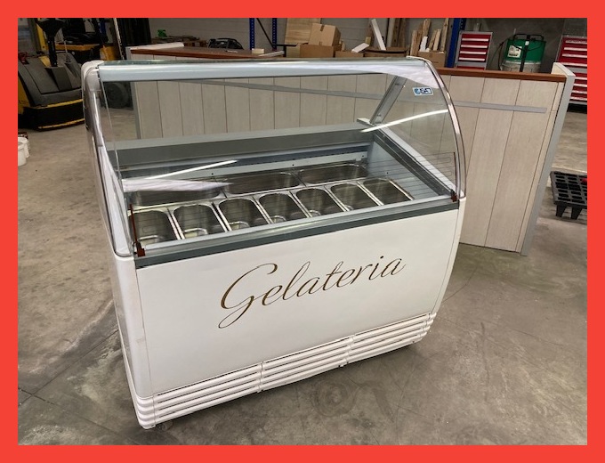 VETRINA GELATI "ISA" 10 GUSTI (sbrinamenti automatici) in vendita - foto 1