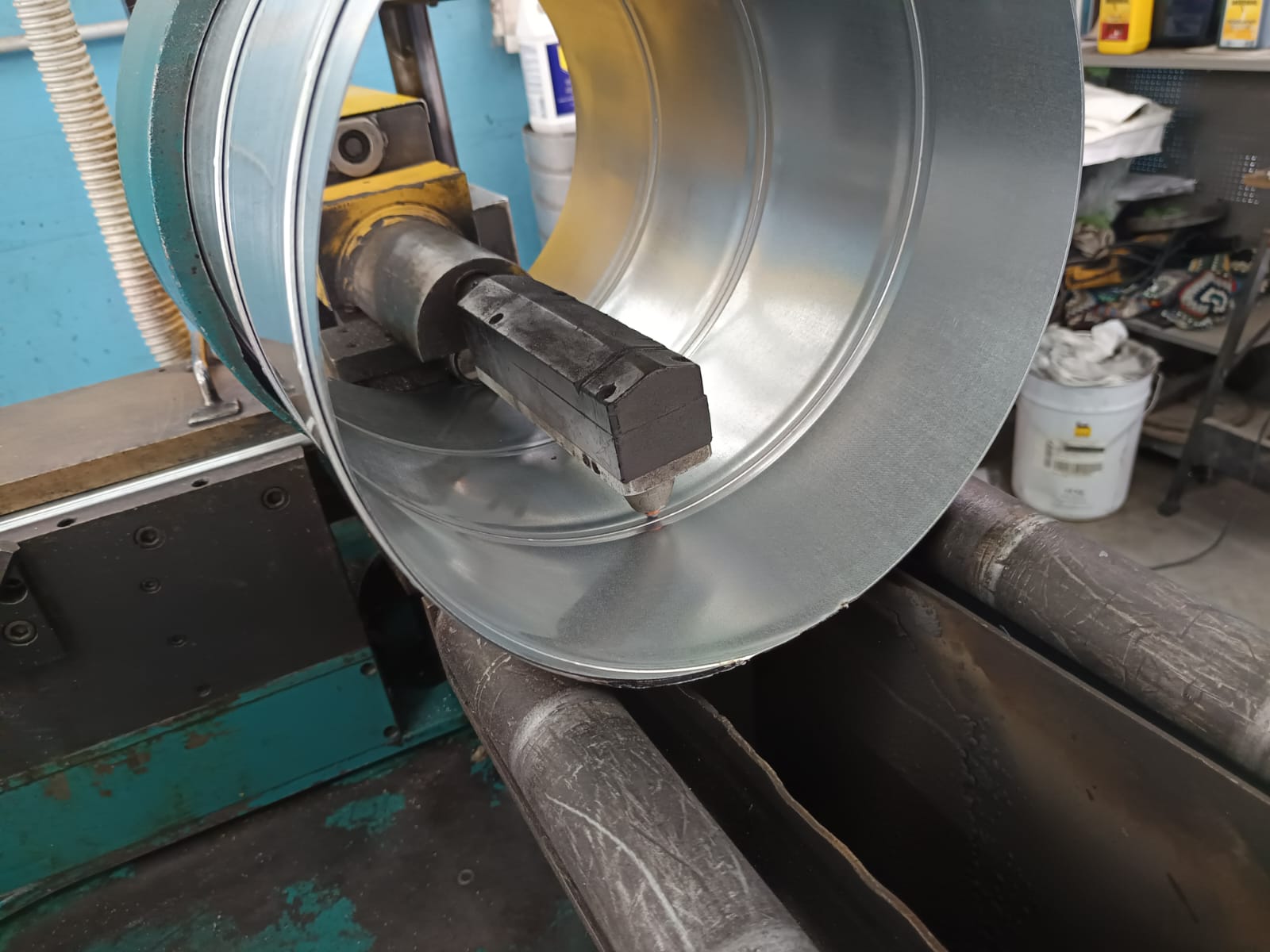 MACCHINA PER PRODUZIONE TUBO SPIRALATO CIRCOLARE in vendita - foto 5