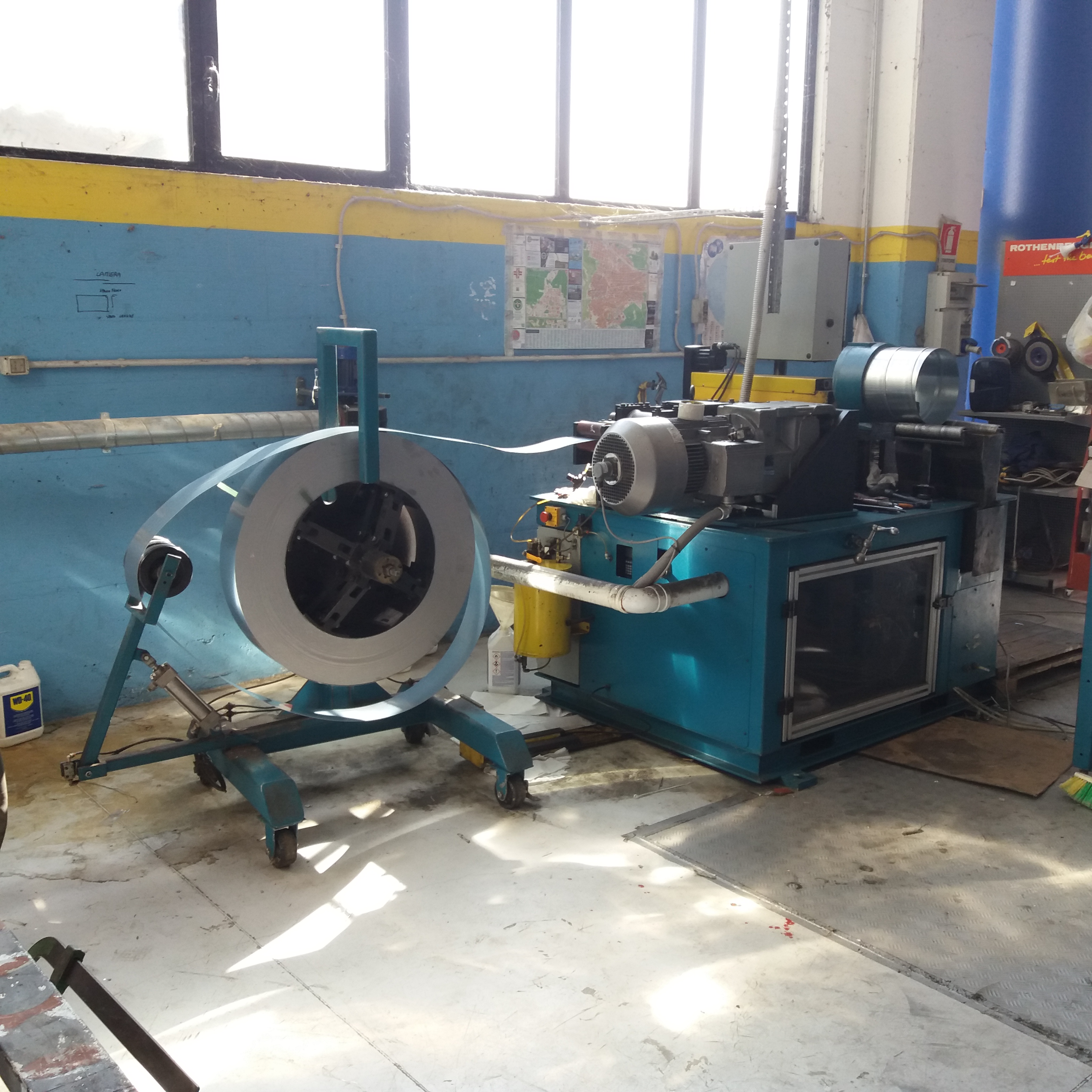 MACCHINA PER PRODUZIONE TUBO SPIRALATO CIRCOLARE in vendita - foto 2