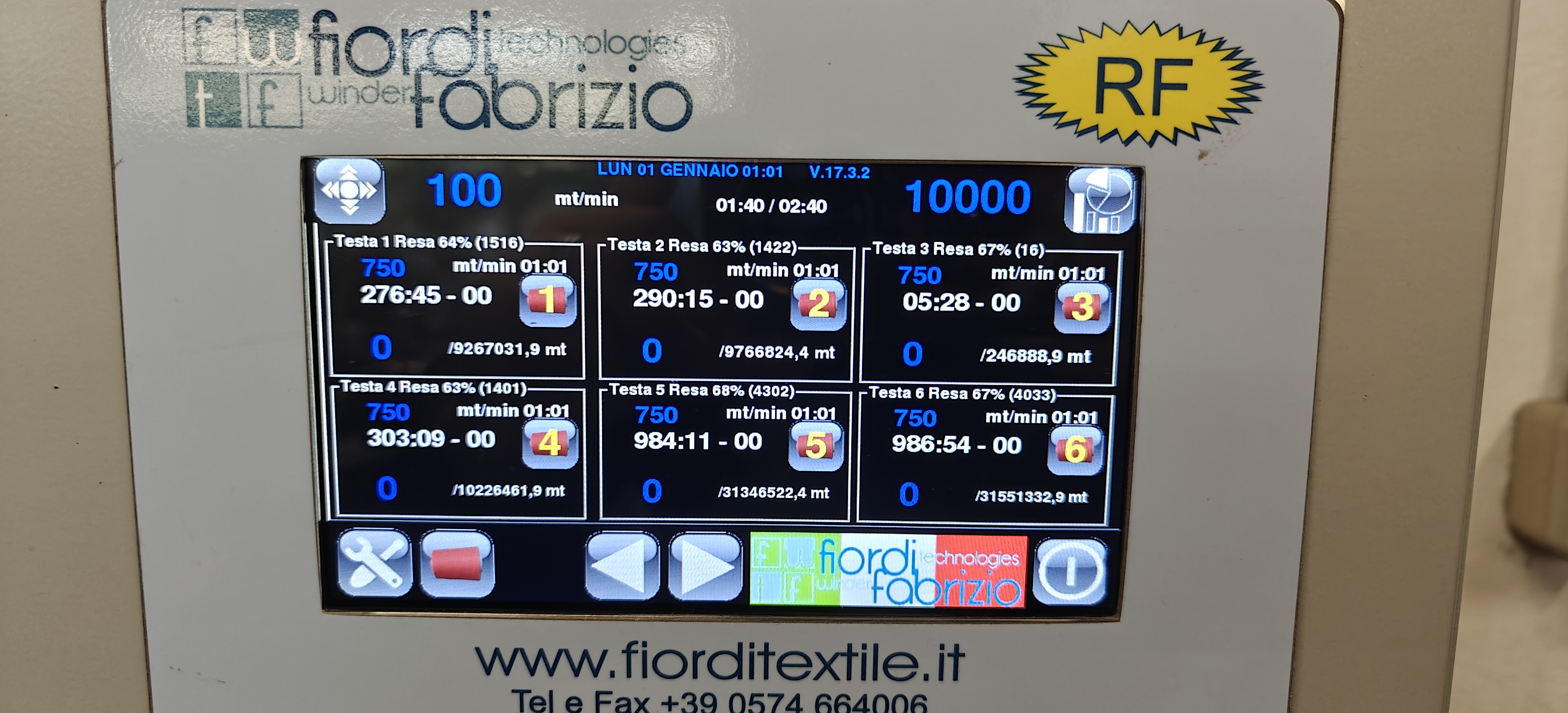 Roccatrice a rullo scanalato mod RAF da 24 teste. in vendita - foto 5