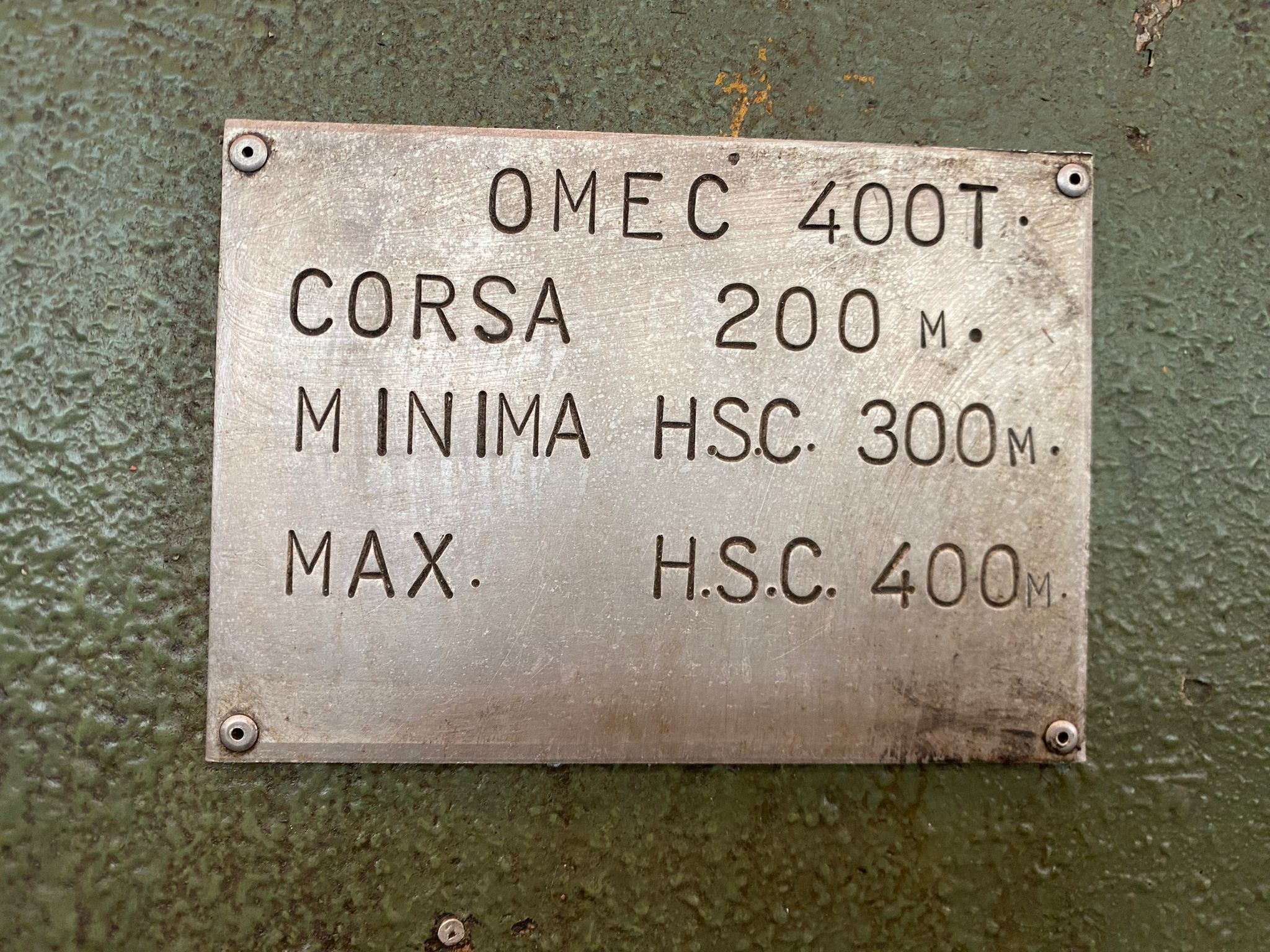 PRESSA OMEC 400T in vendita - foto 4