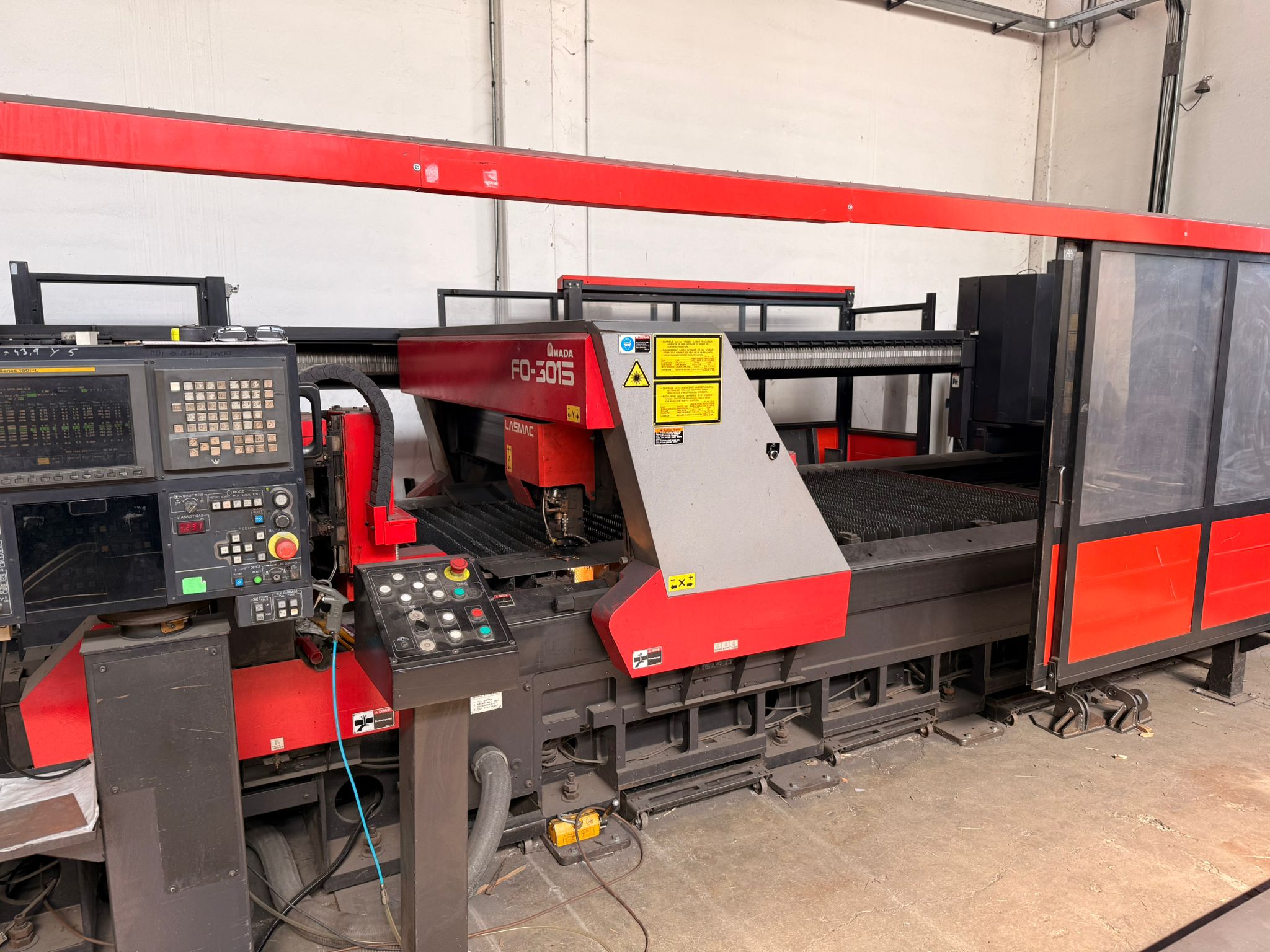 MACCHINA TAGLIO LASER Marca Amada  Mod. FO-3015 4kw. in vendita - foto 2