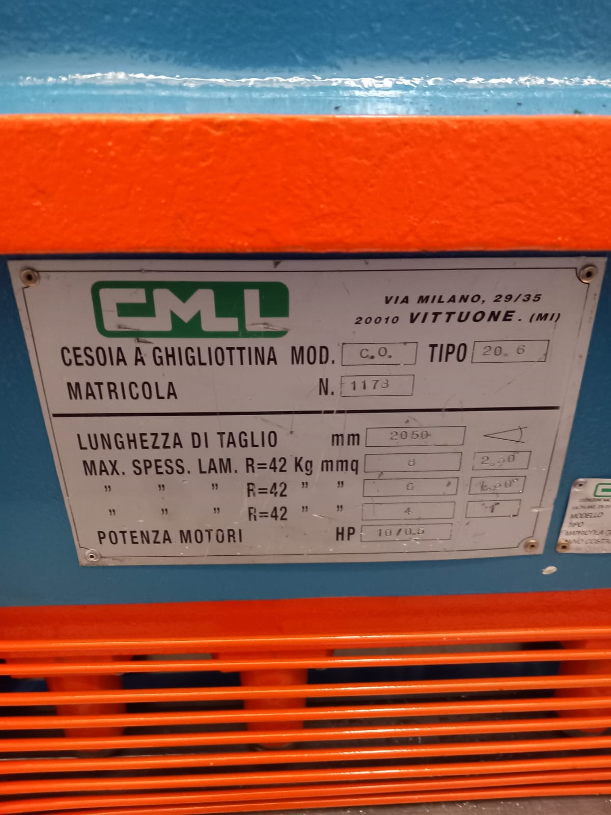Cesoia a ghigliottina totalmente revisionata in vendita - foto 6