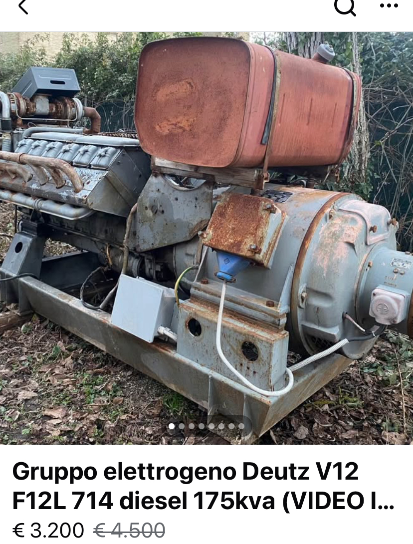 Gruppi elettrogeni in vendita