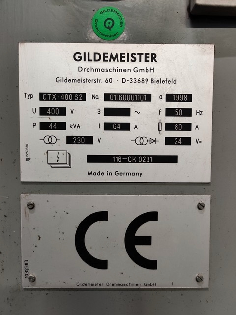 Tornio CNC Gildemeister CTX400 S2 in vendita - foto 4