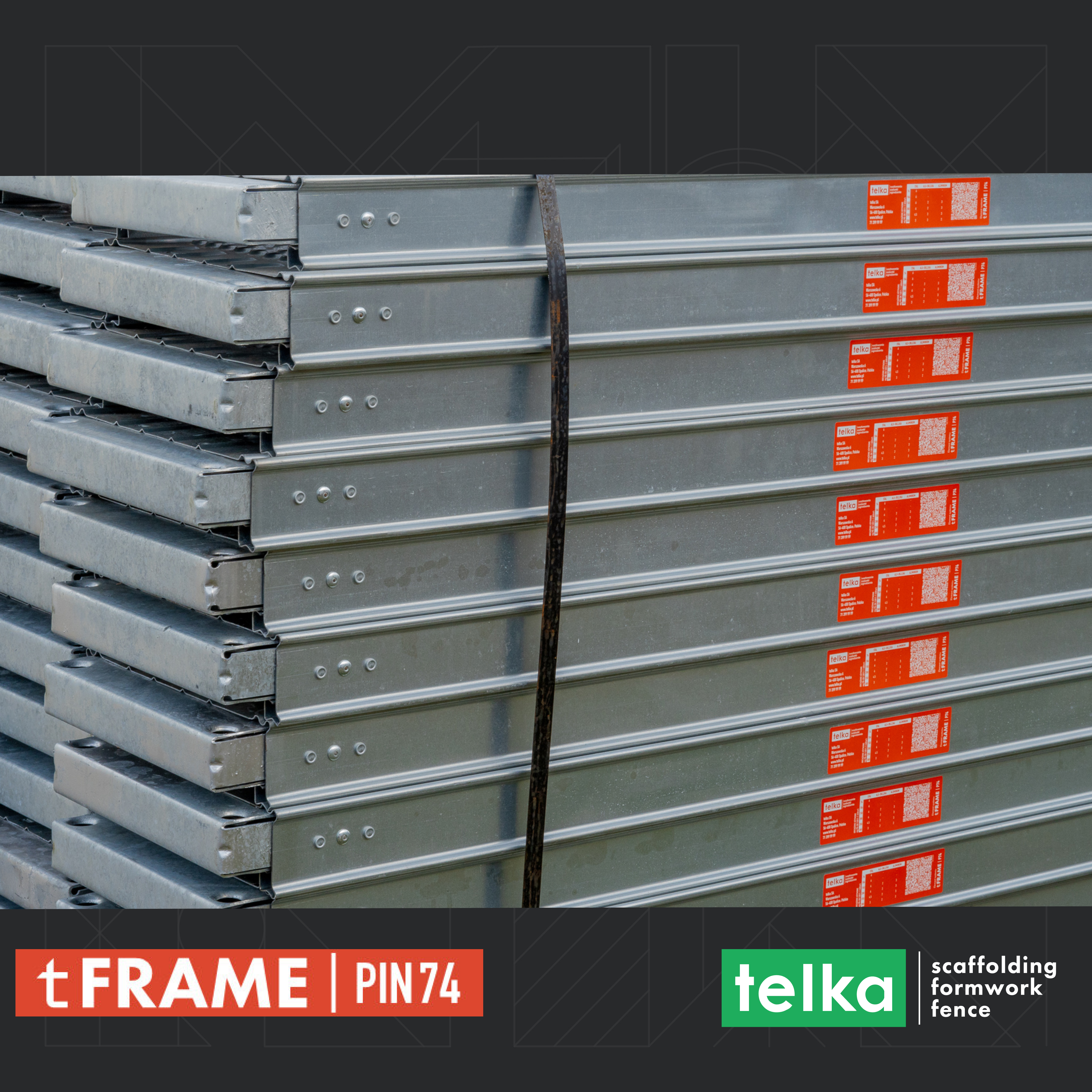 TELKA 1000m² PIN74 Ponteggio a Telaio in vendita - foto 4